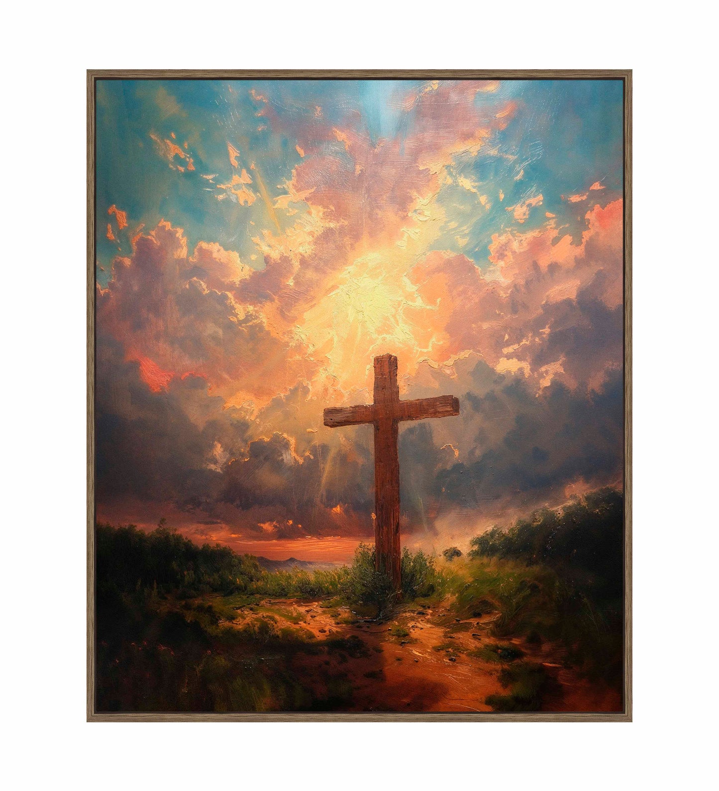 The Old Rugged Cross - Gallery Wrapped Canvas