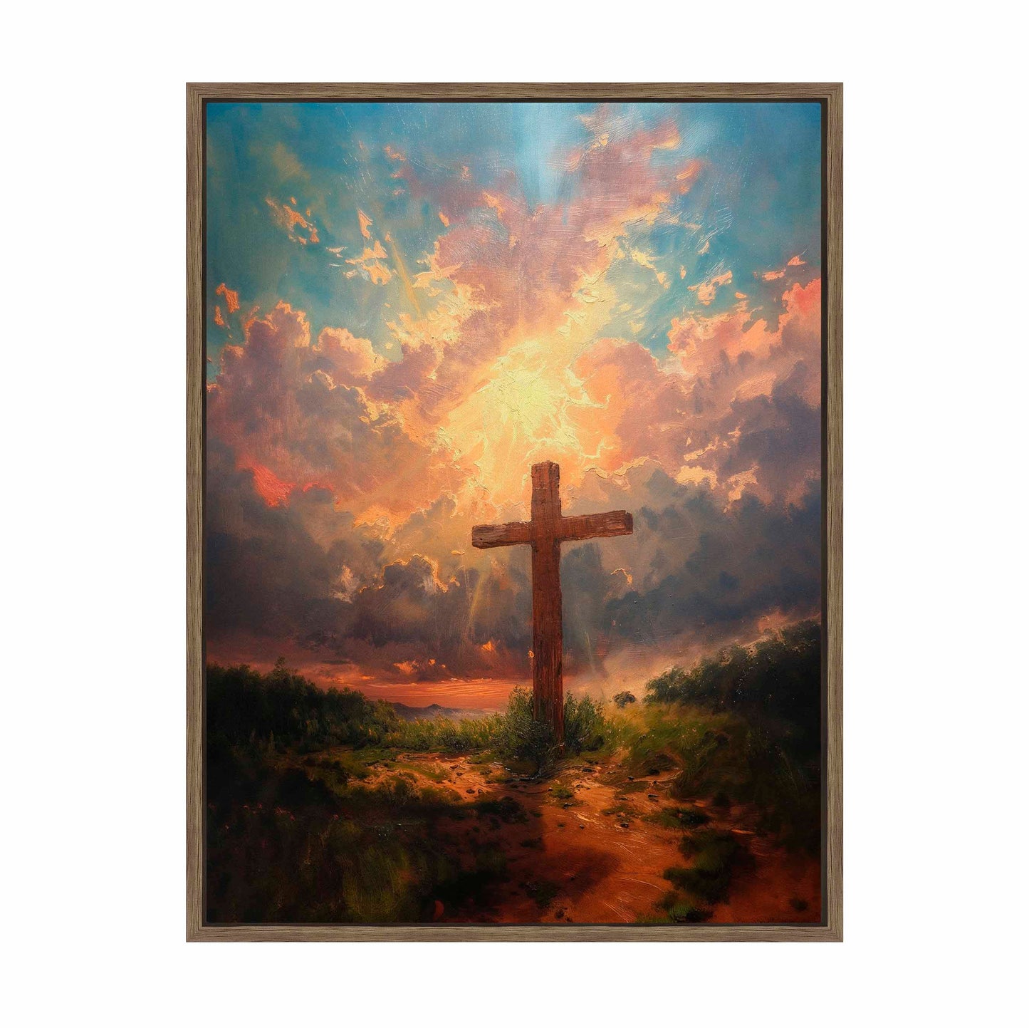 The Old Rugged Cross - Gallery Wrapped Canvas