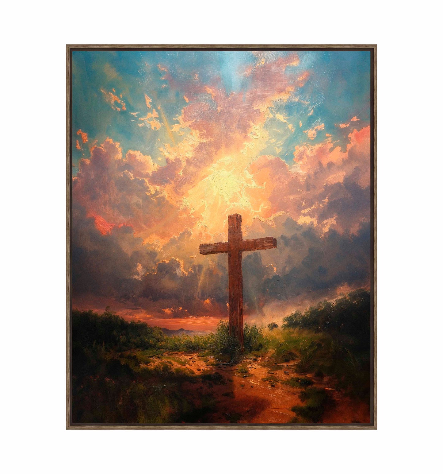 The Old Rugged Cross - Gallery Wrapped Canvas