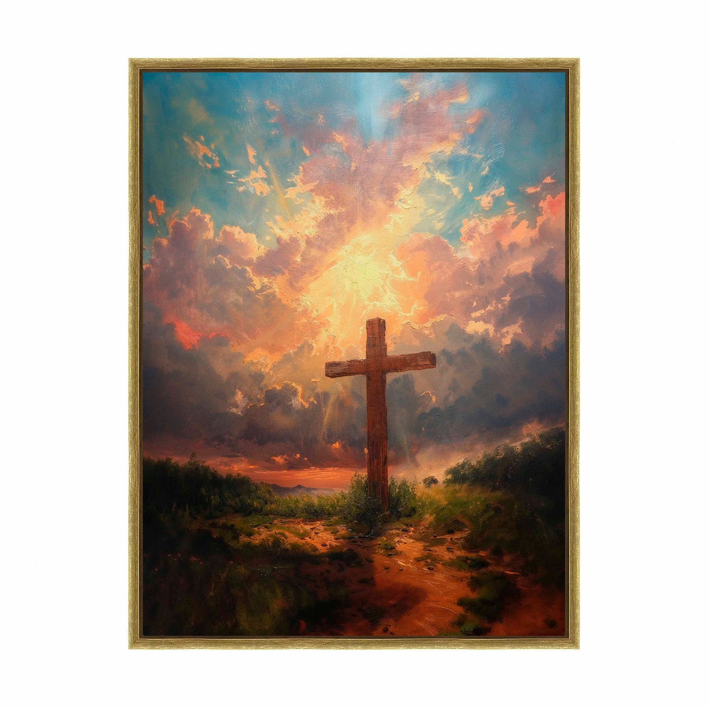 The Old Rugged Cross - Gallery Wrapped Canvas