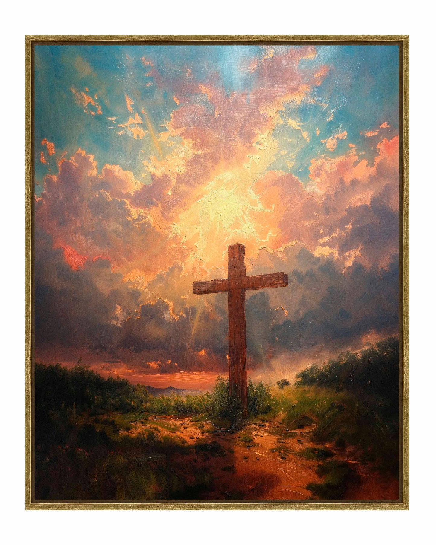The Old Rugged Cross - Gallery Wrapped Canvas