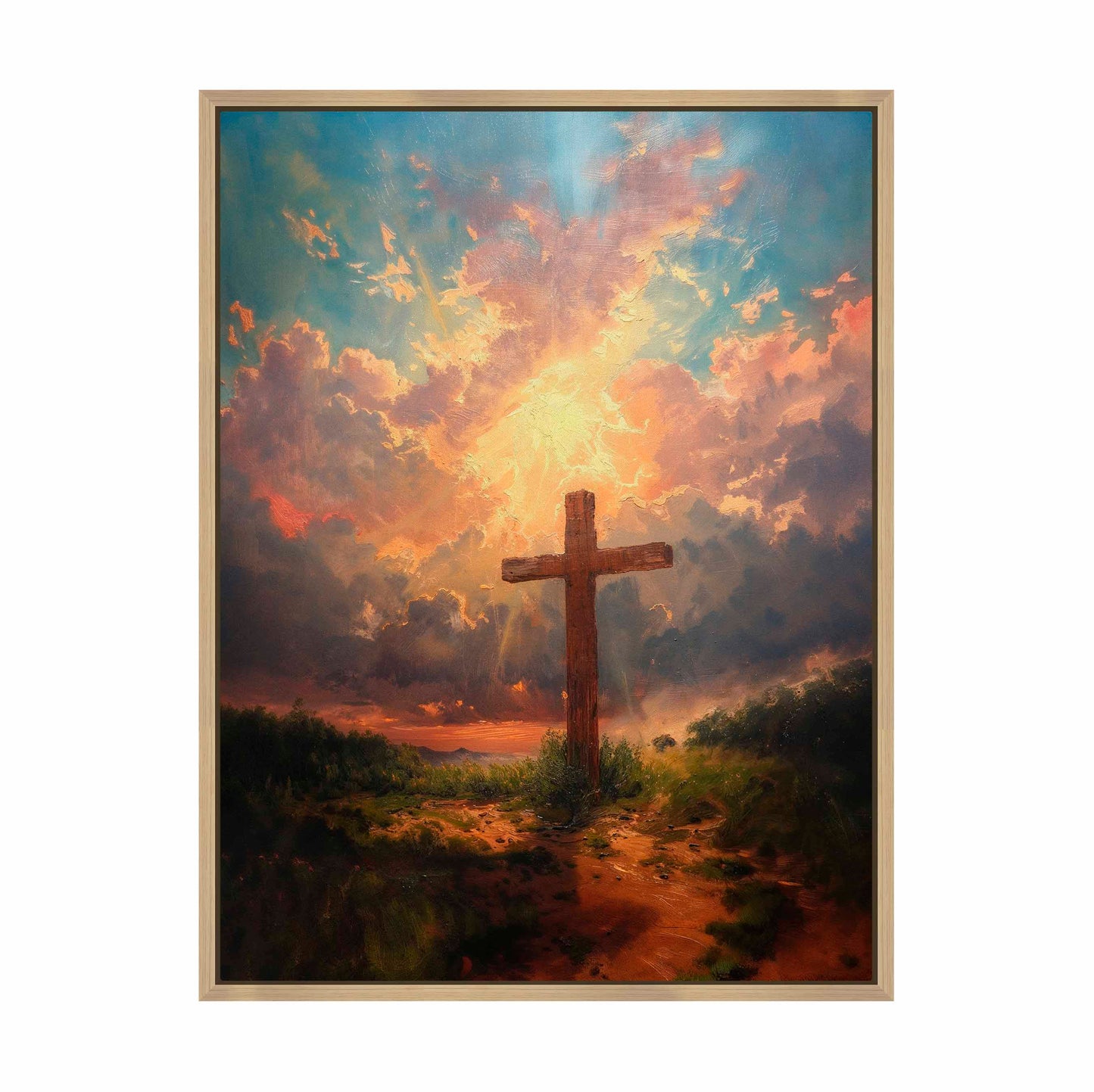 The Old Rugged Cross - Gallery Wrapped Canvas