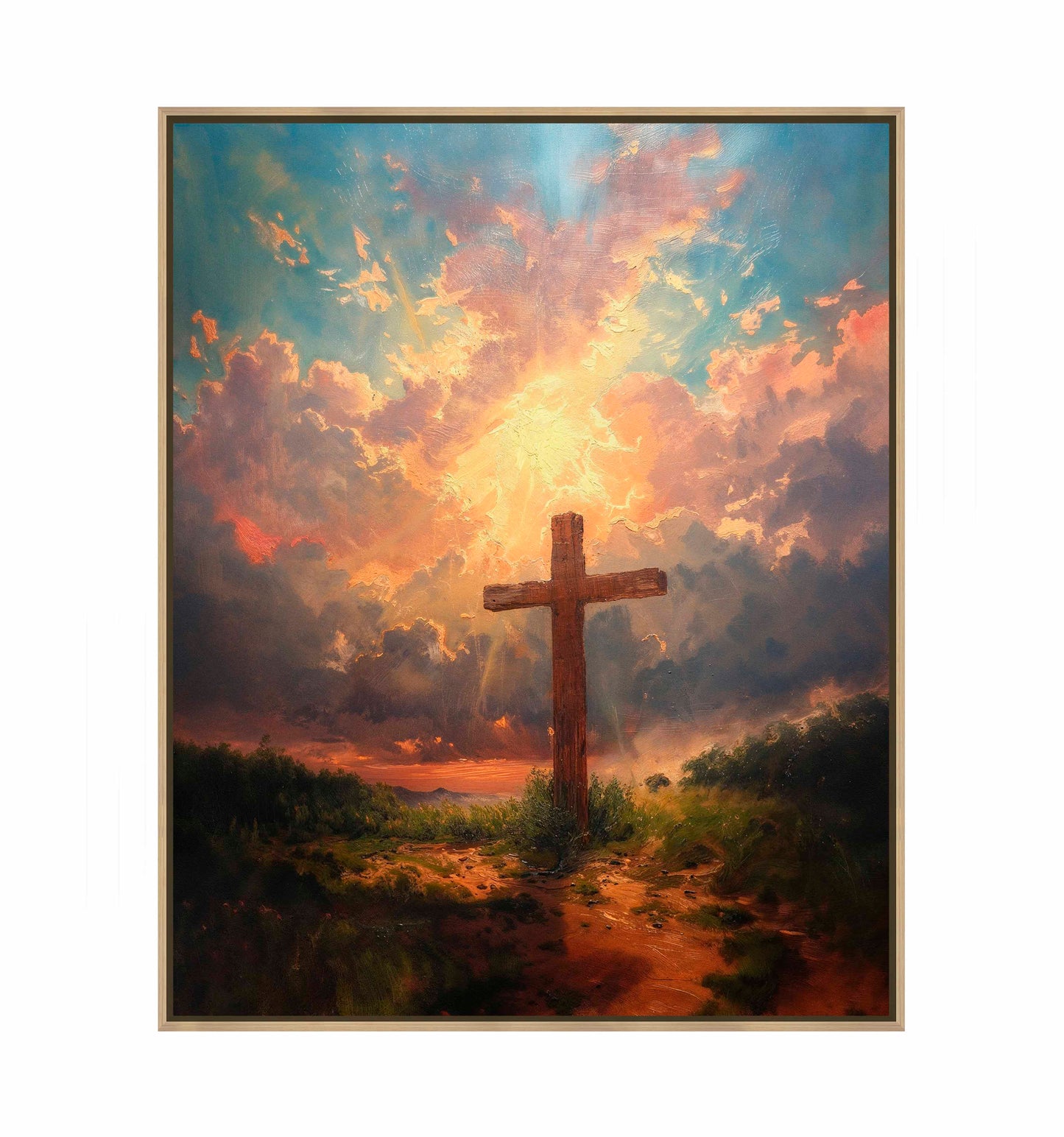 The Old Rugged Cross - Gallery Wrapped Canvas