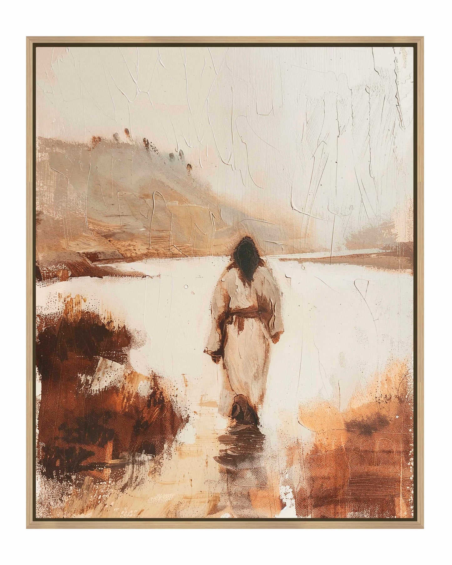 Christ In The Wilderness - Gallery Wrapped Canvas