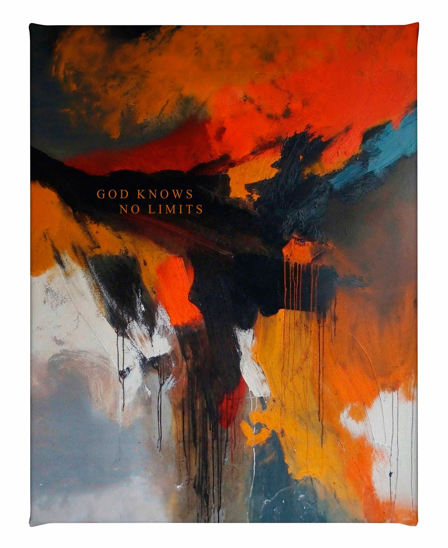 God knows no limits - Gallery Wrapped Canvas