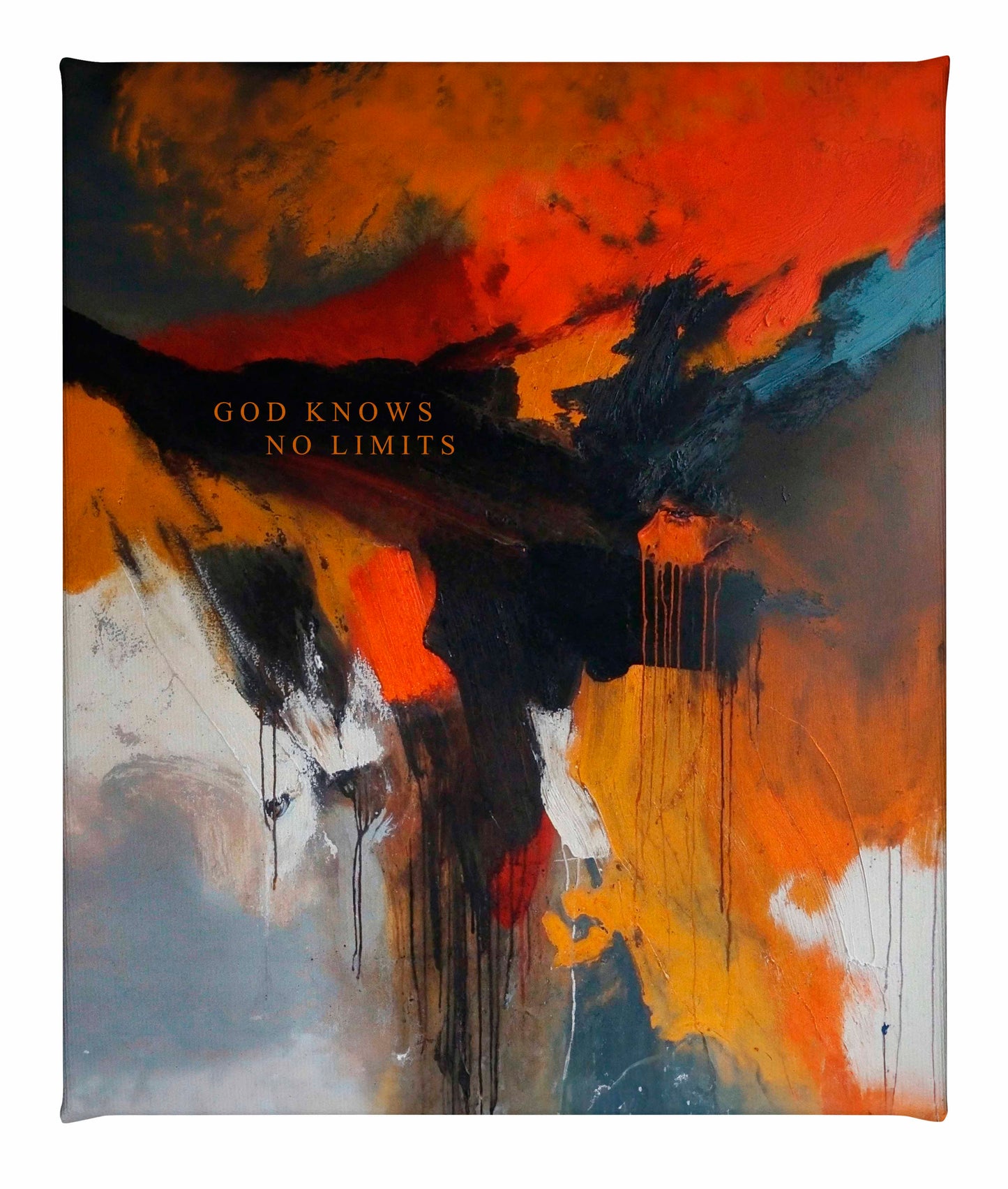 God knows no limits - Gallery Wrapped Canvas