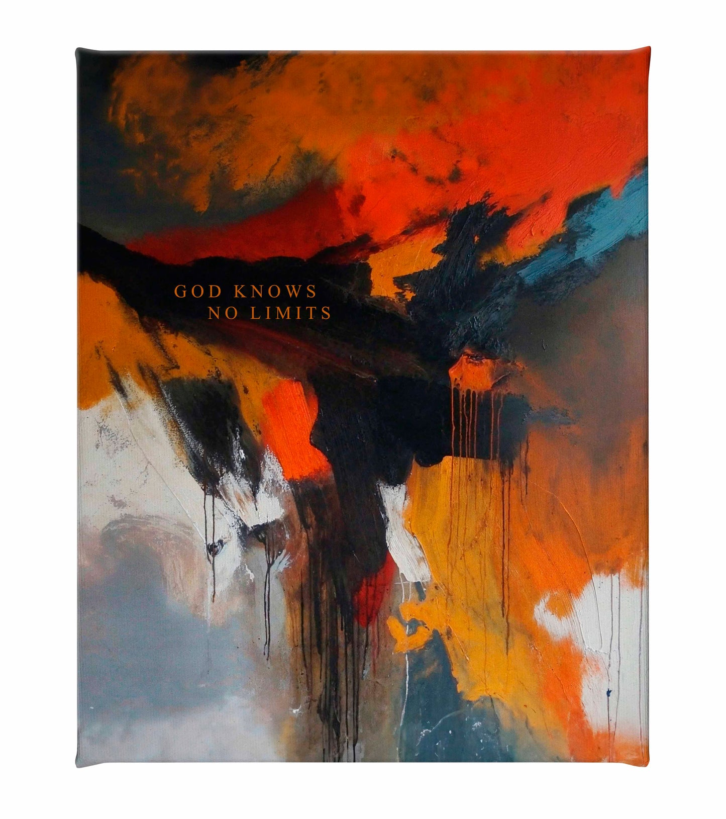 God knows no limits - Gallery Wrapped Canvas