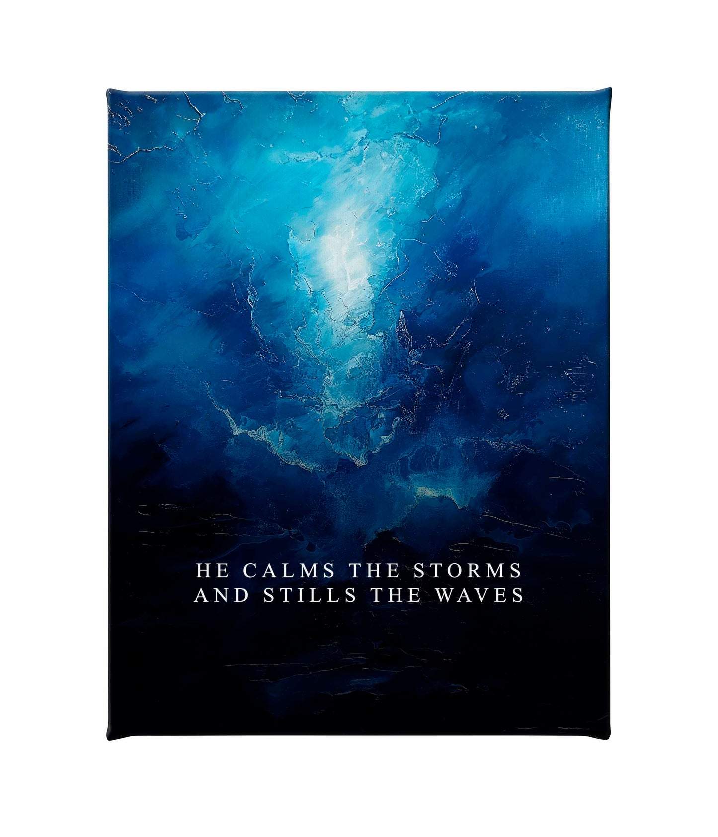 He calms the storms - Gallery Wrapped Canvas