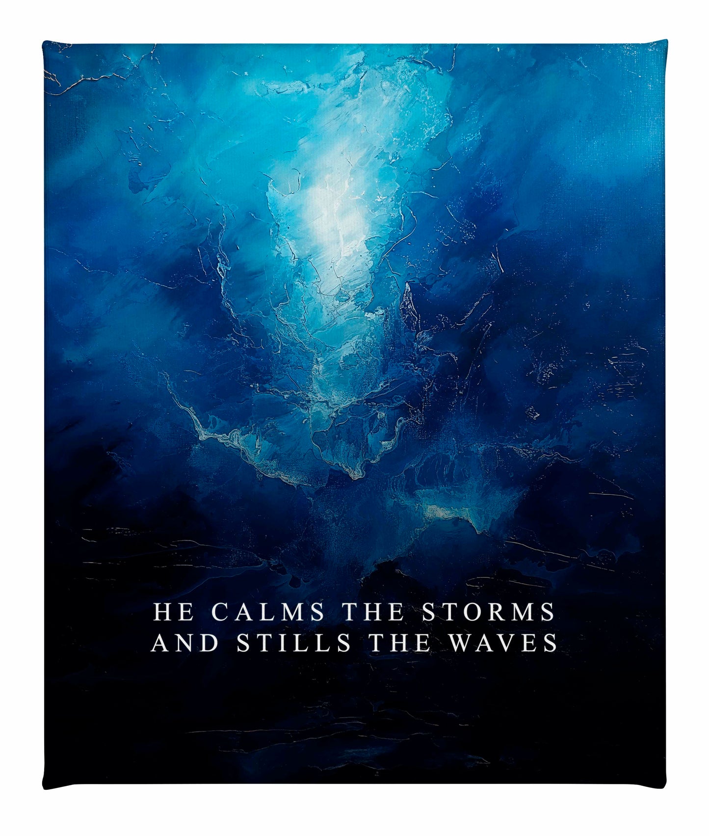 He calms the storms - Gallery Wrapped Canvas