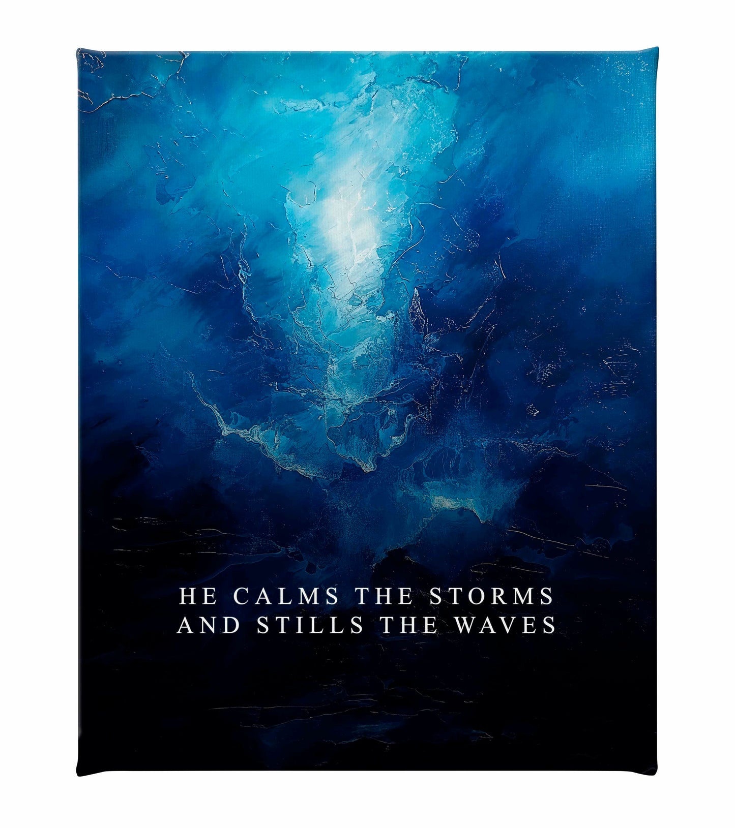 He calms the storms - Gallery Wrapped Canvas