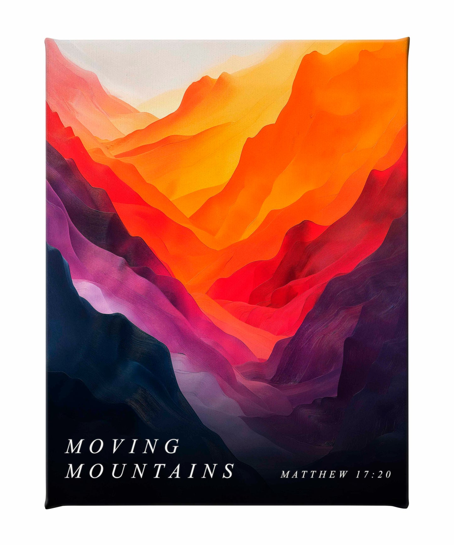 Moving mountains - Gallery Wrapped Canvas