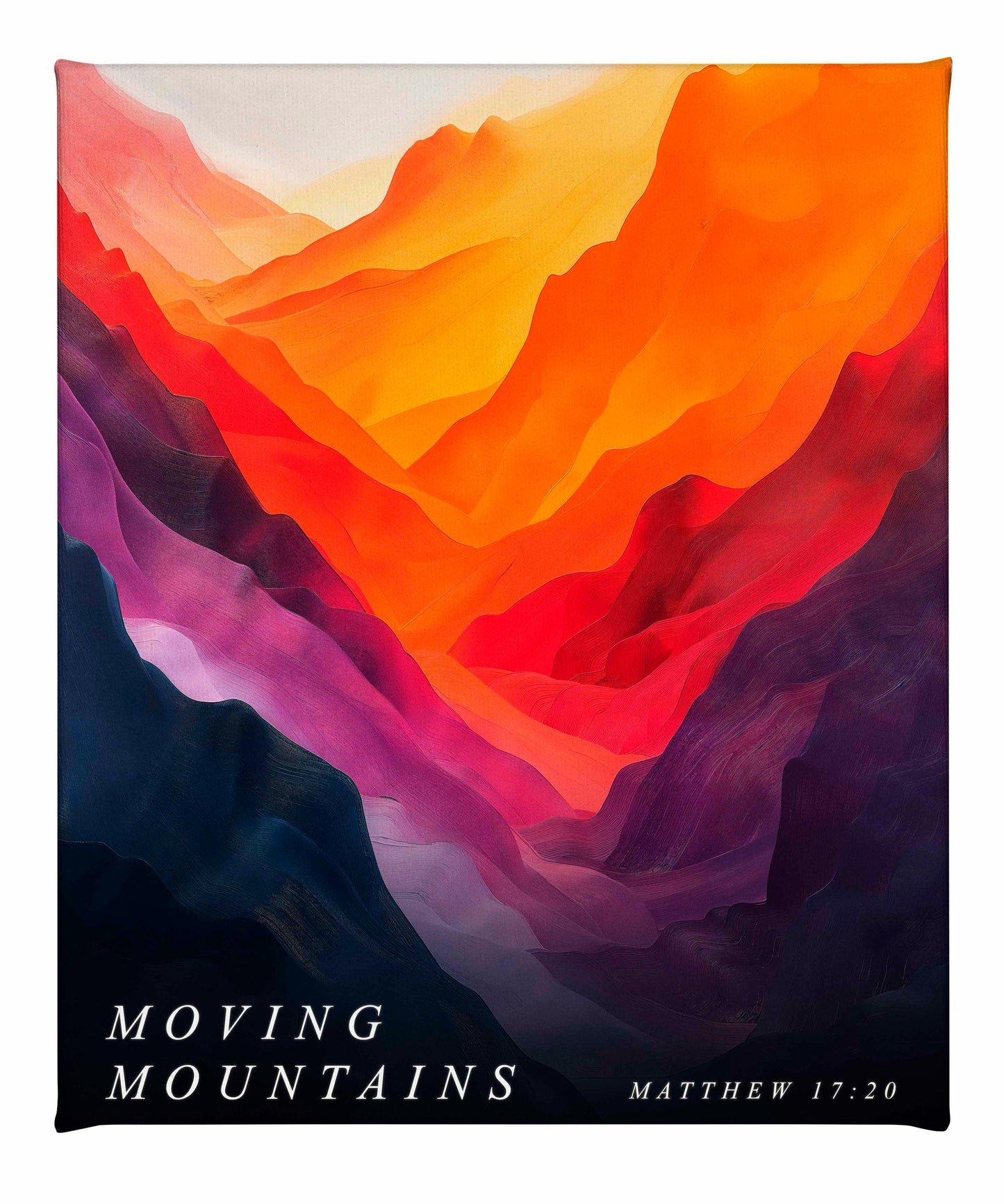 Moving mountains - Gallery Wrapped Canvas