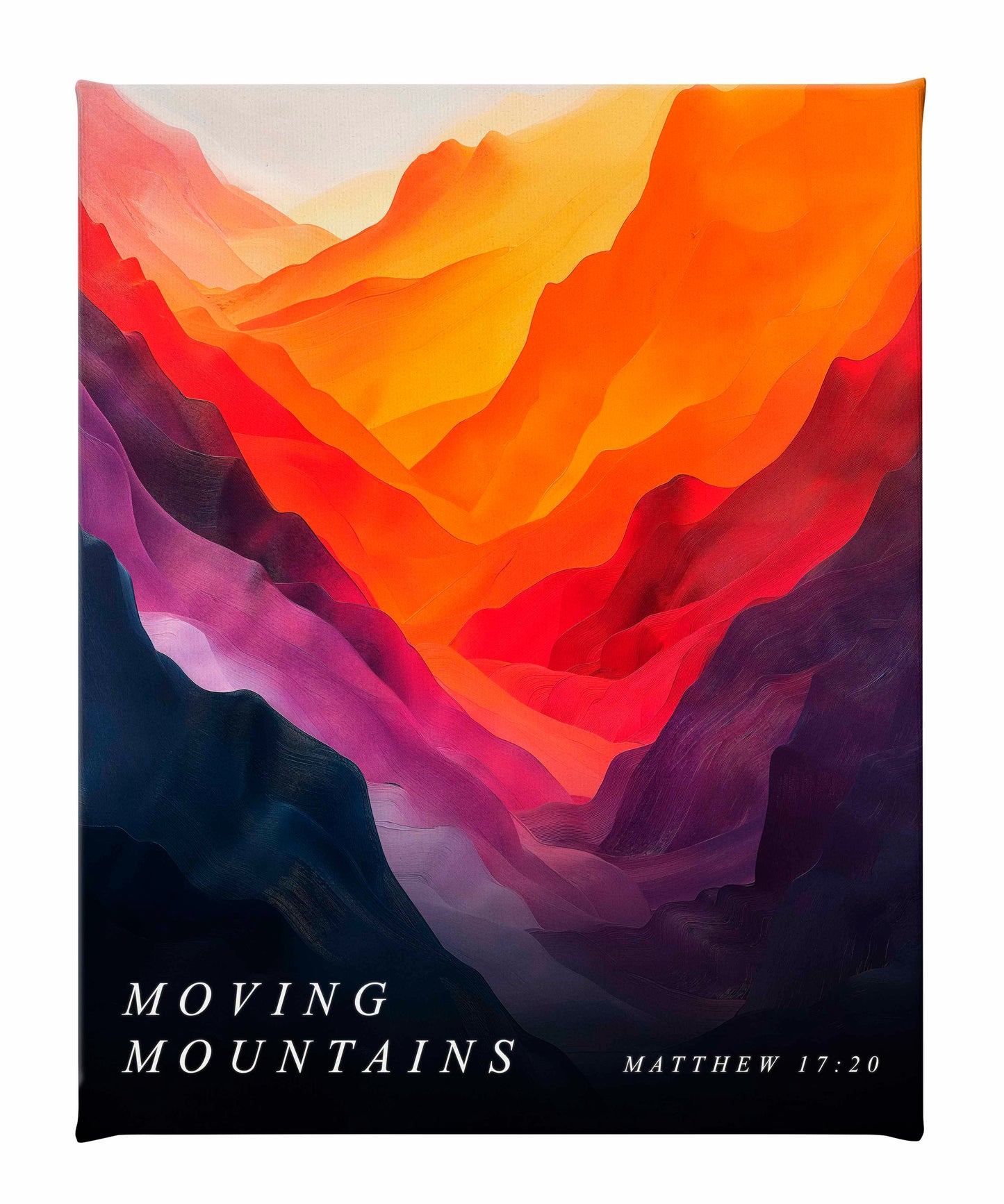 Moving mountains - Gallery Wrapped Canvas