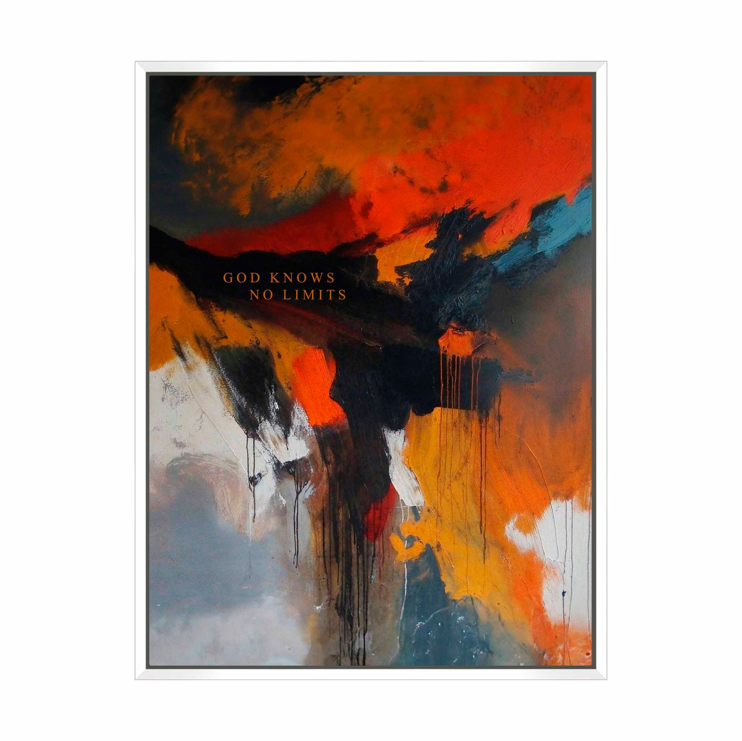 God knows no limits - Gallery Wrapped Canvas