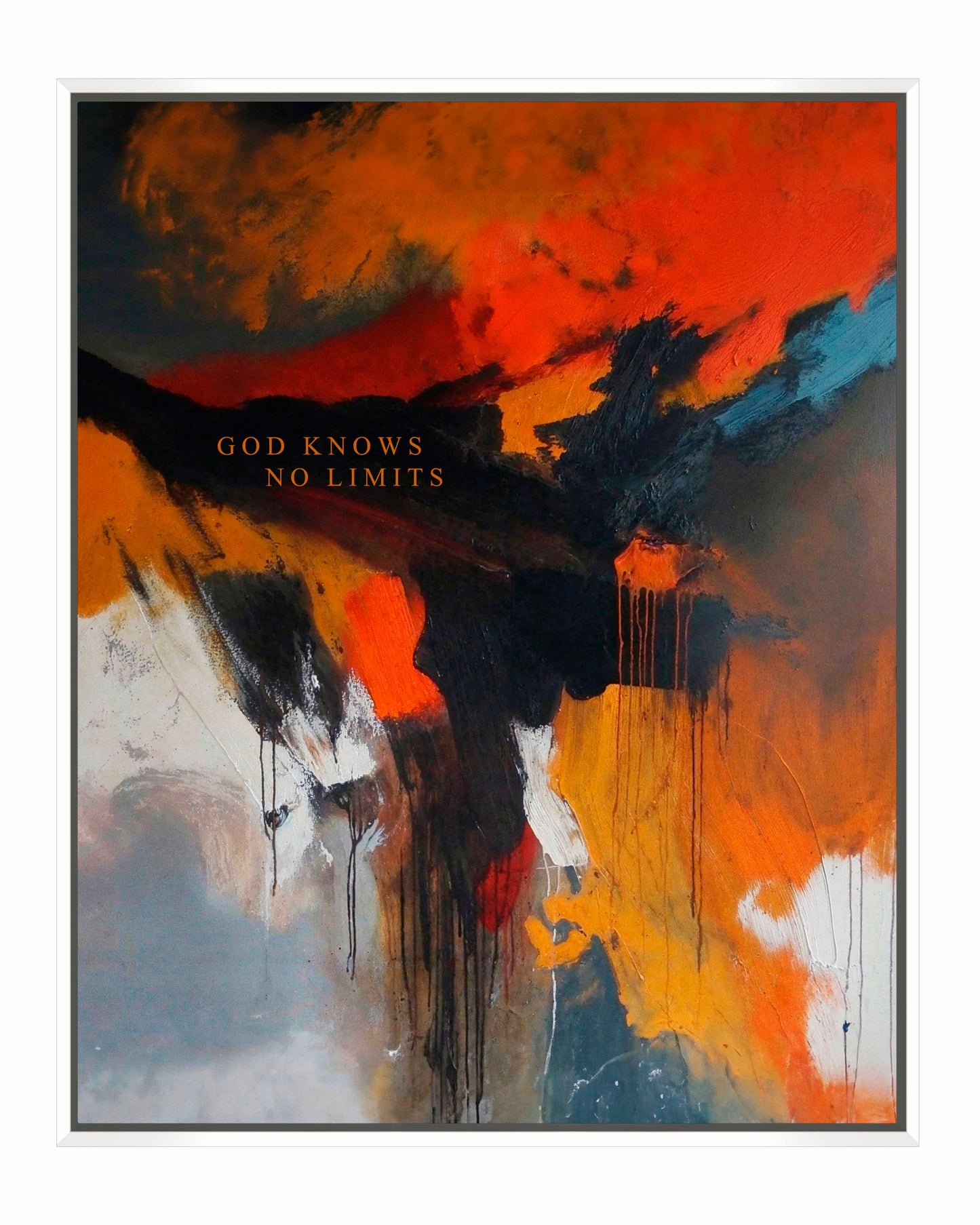 God knows no limits - Gallery Wrapped Canvas
