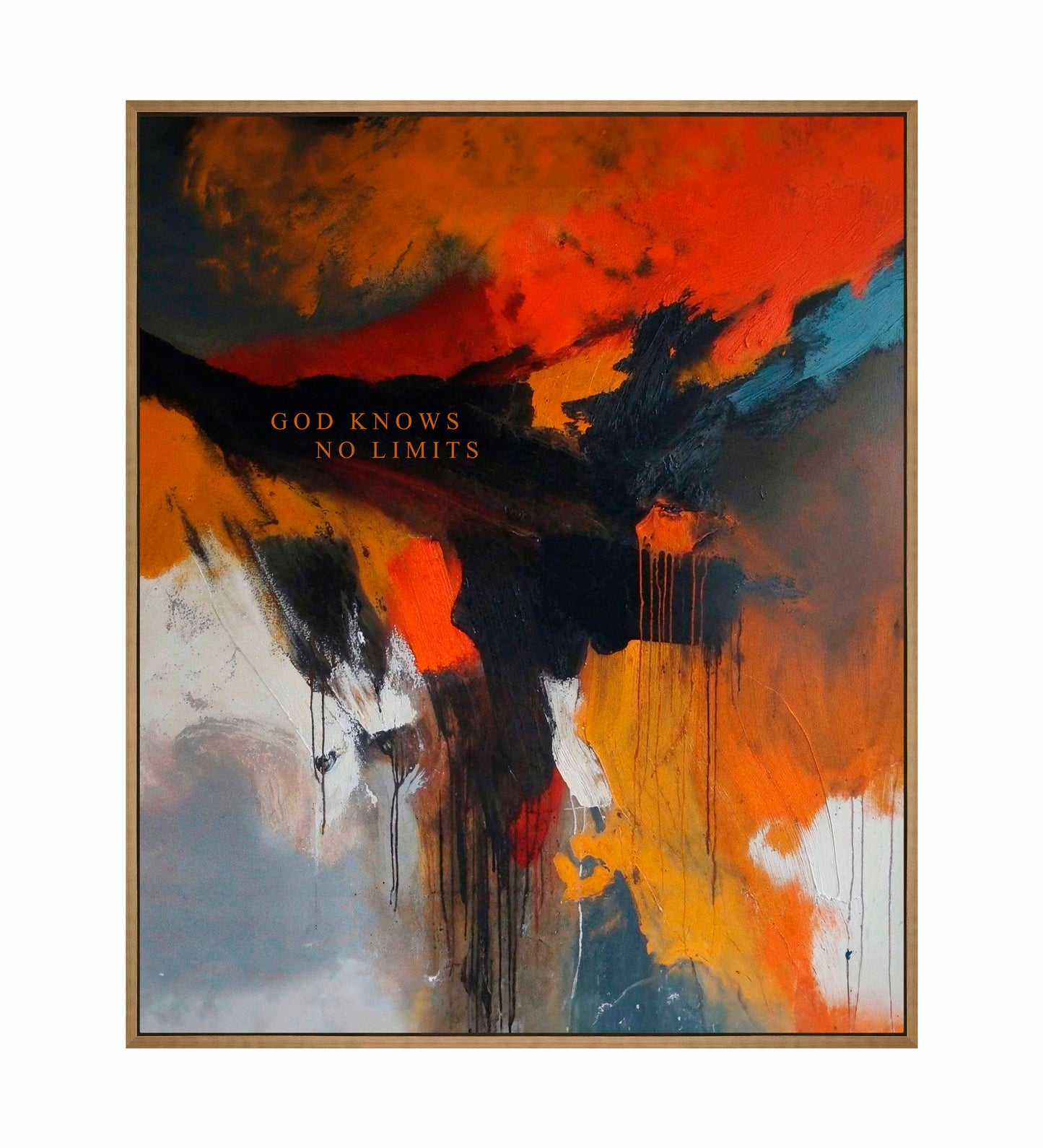 God knows no limits - Gallery Wrapped Canvas