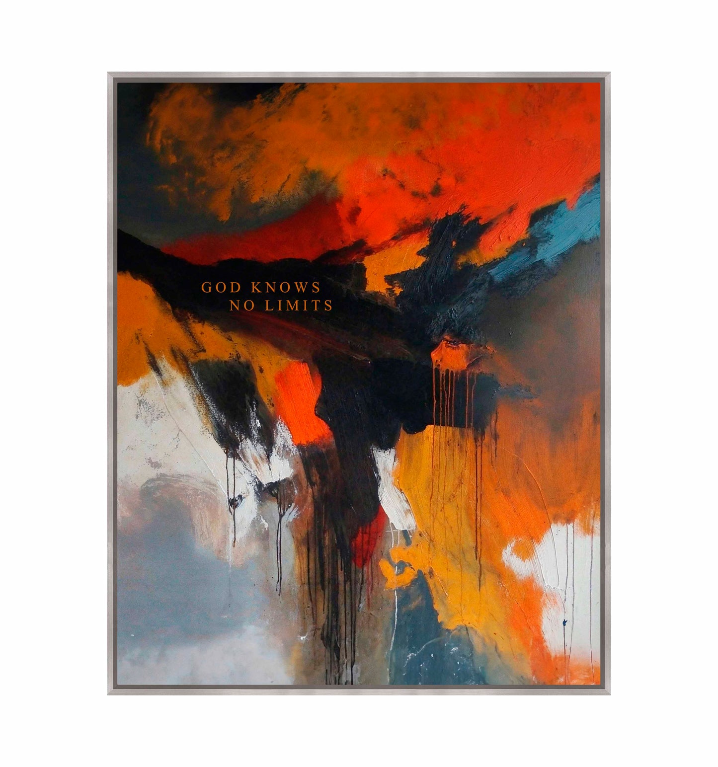God knows no limits - Gallery Wrapped Canvas
