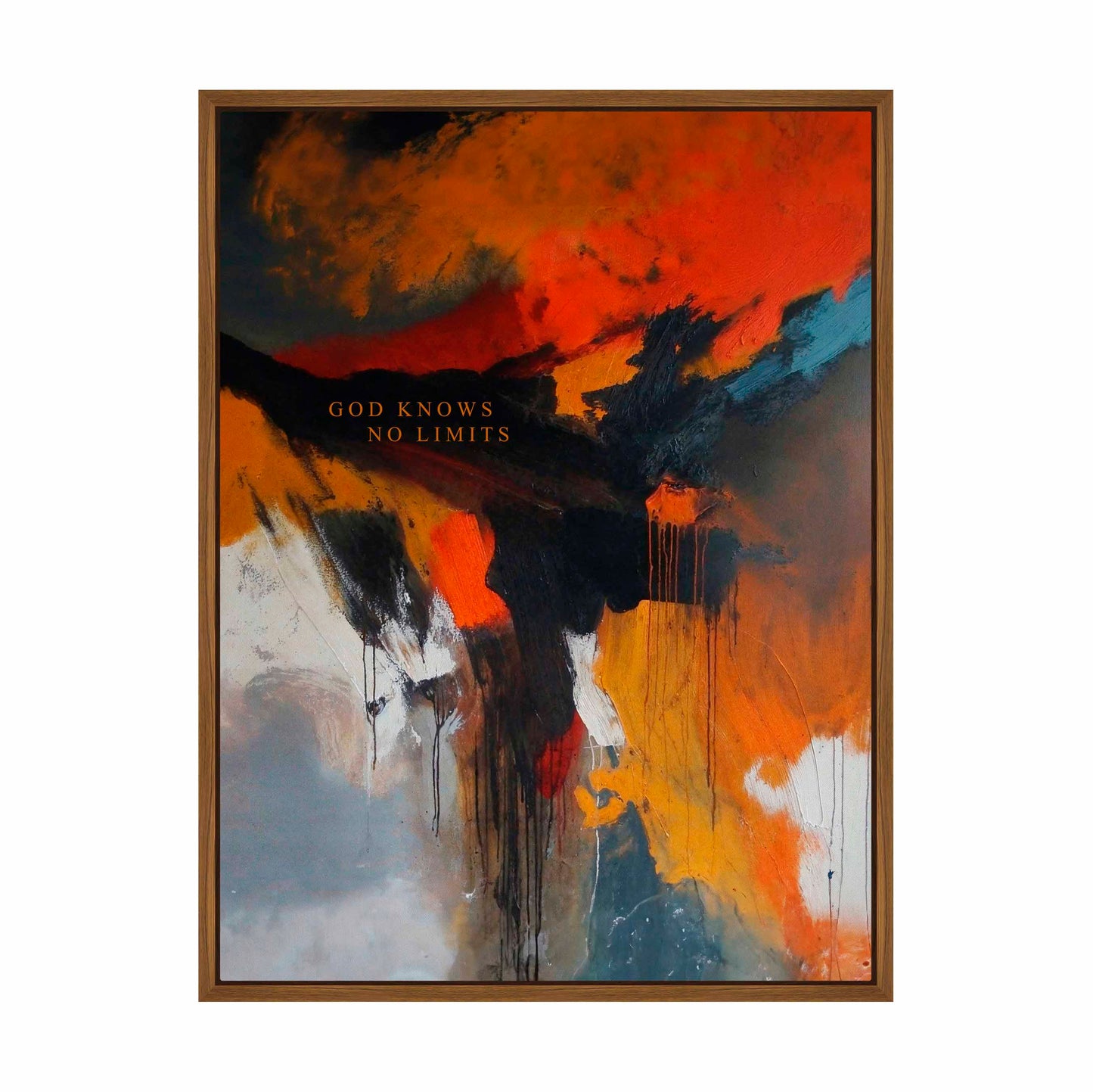 God knows no limits - Gallery Wrapped Canvas