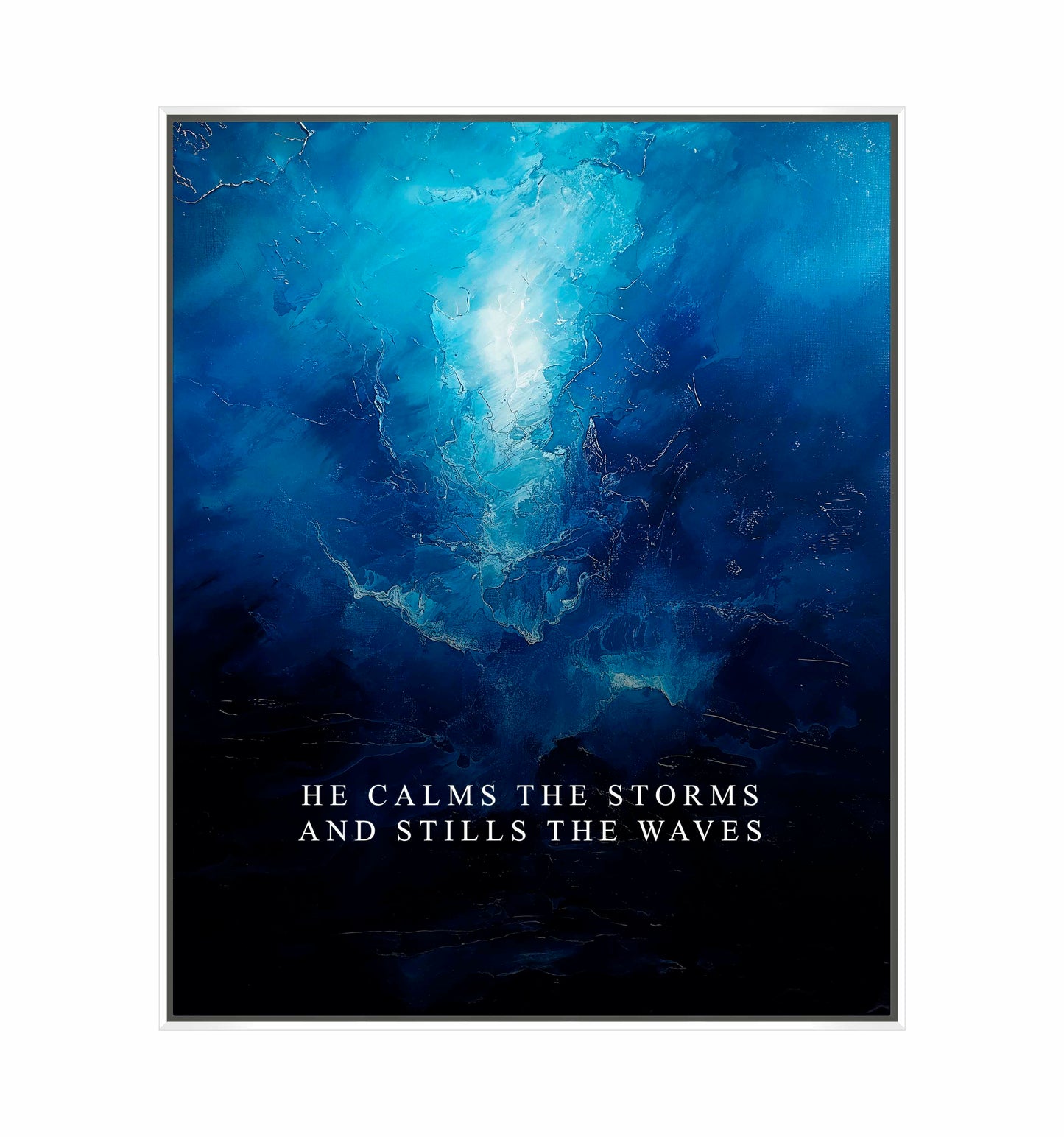He calms the storms - Gallery Wrapped Canvas