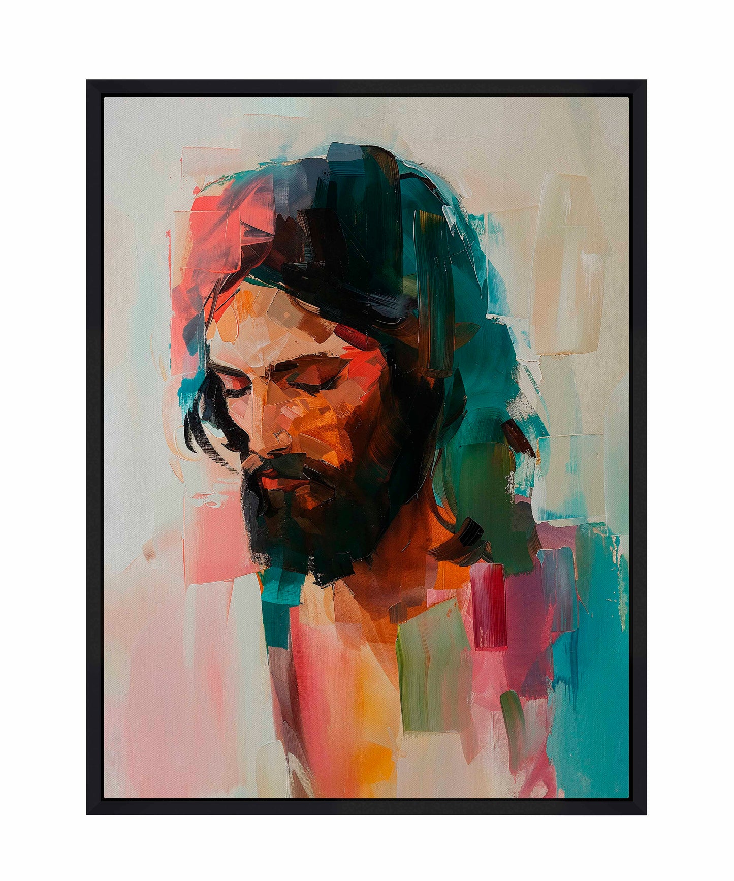 The face of compassion - Gallery Wrapped Canvas