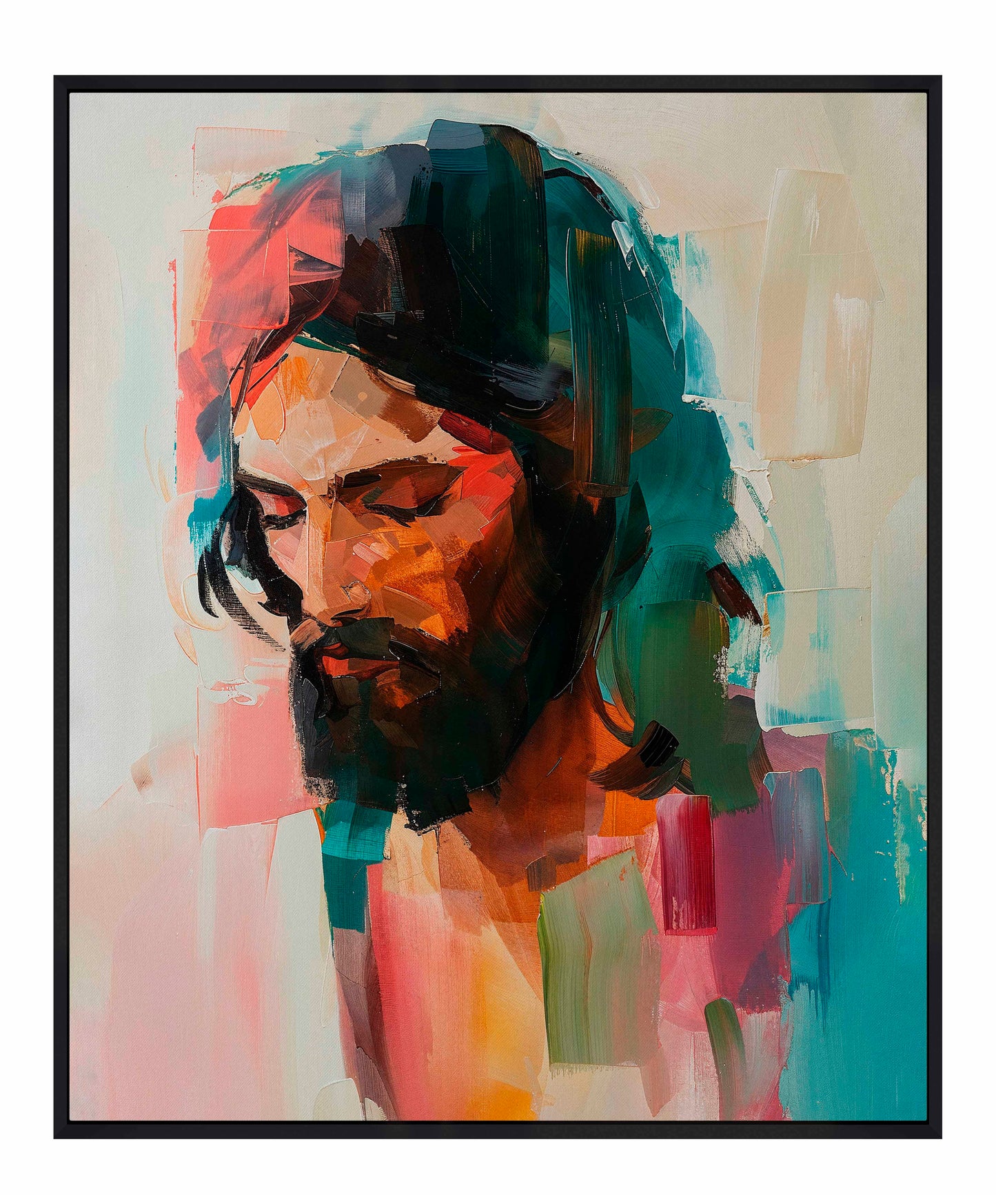 The face of compassion - Gallery Wrapped Canvas