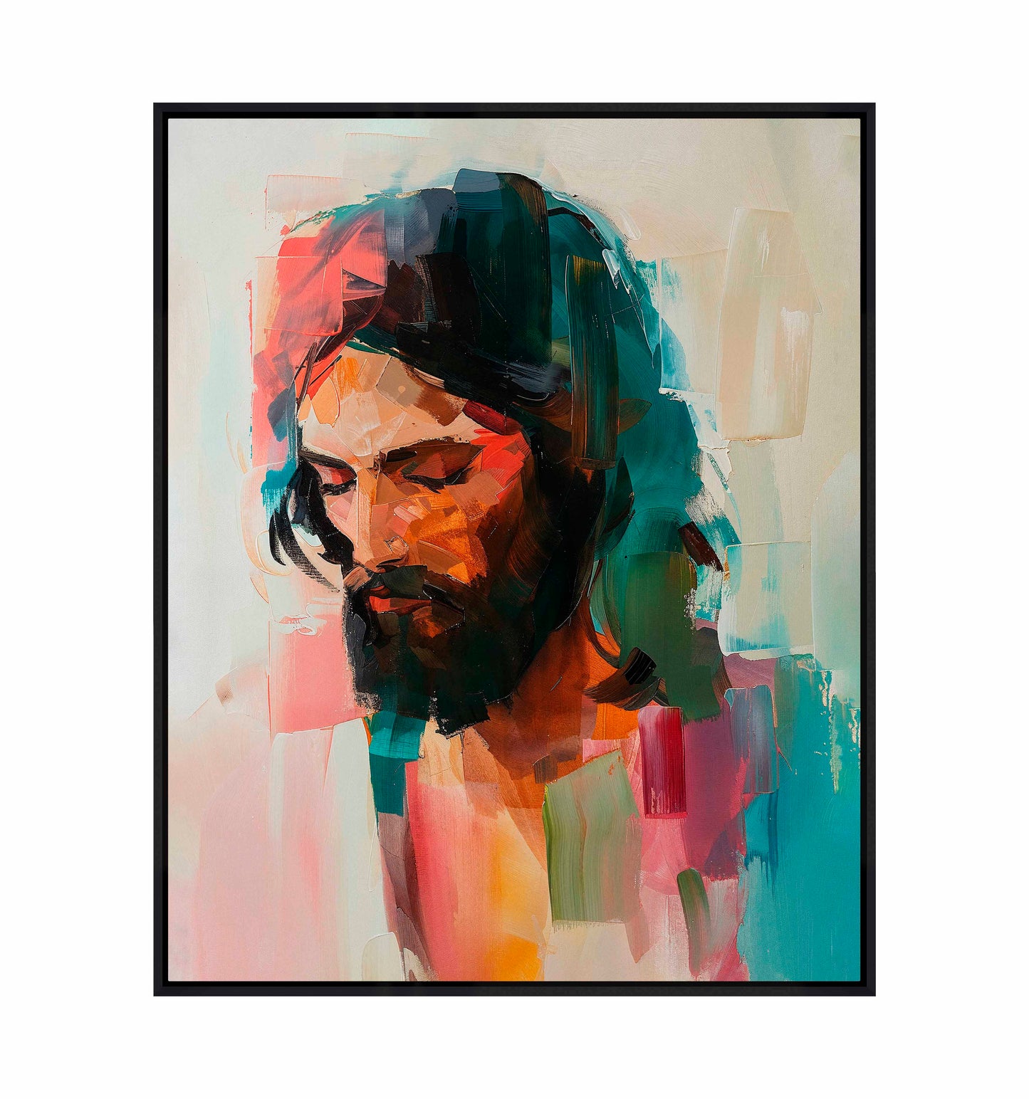 The face of compassion - Gallery Wrapped Canvas