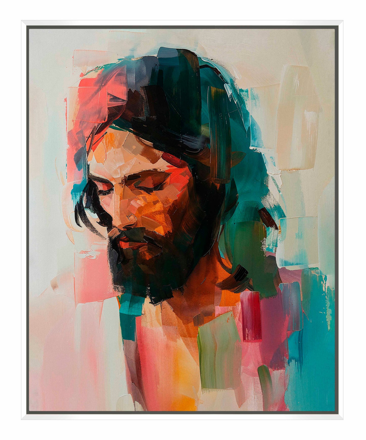 The face of compassion - Gallery Wrapped Canvas