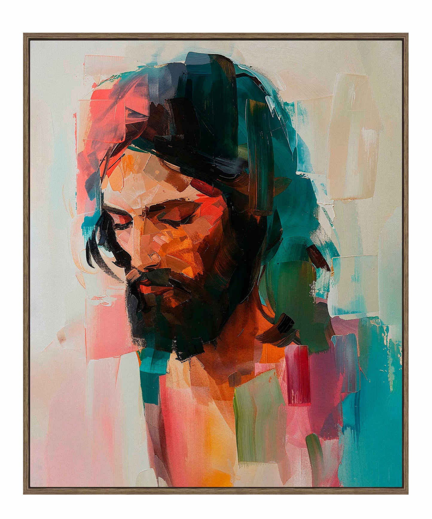 The face of compassion - Gallery Wrapped Canvas