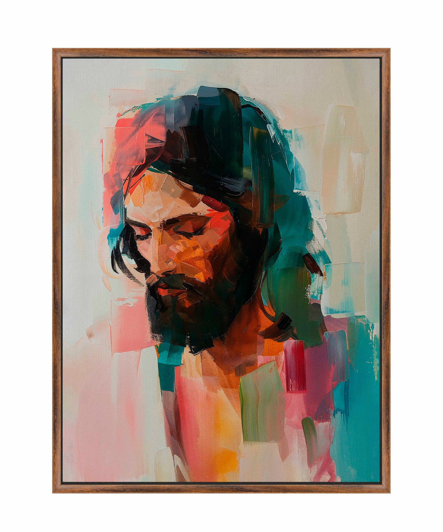 The face of compassion - Gallery Wrapped Canvas