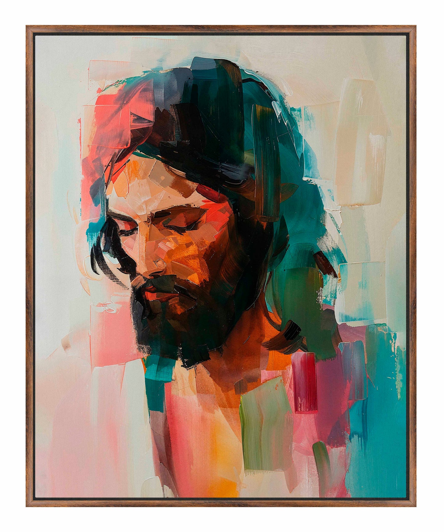 The face of compassion - Gallery Wrapped Canvas