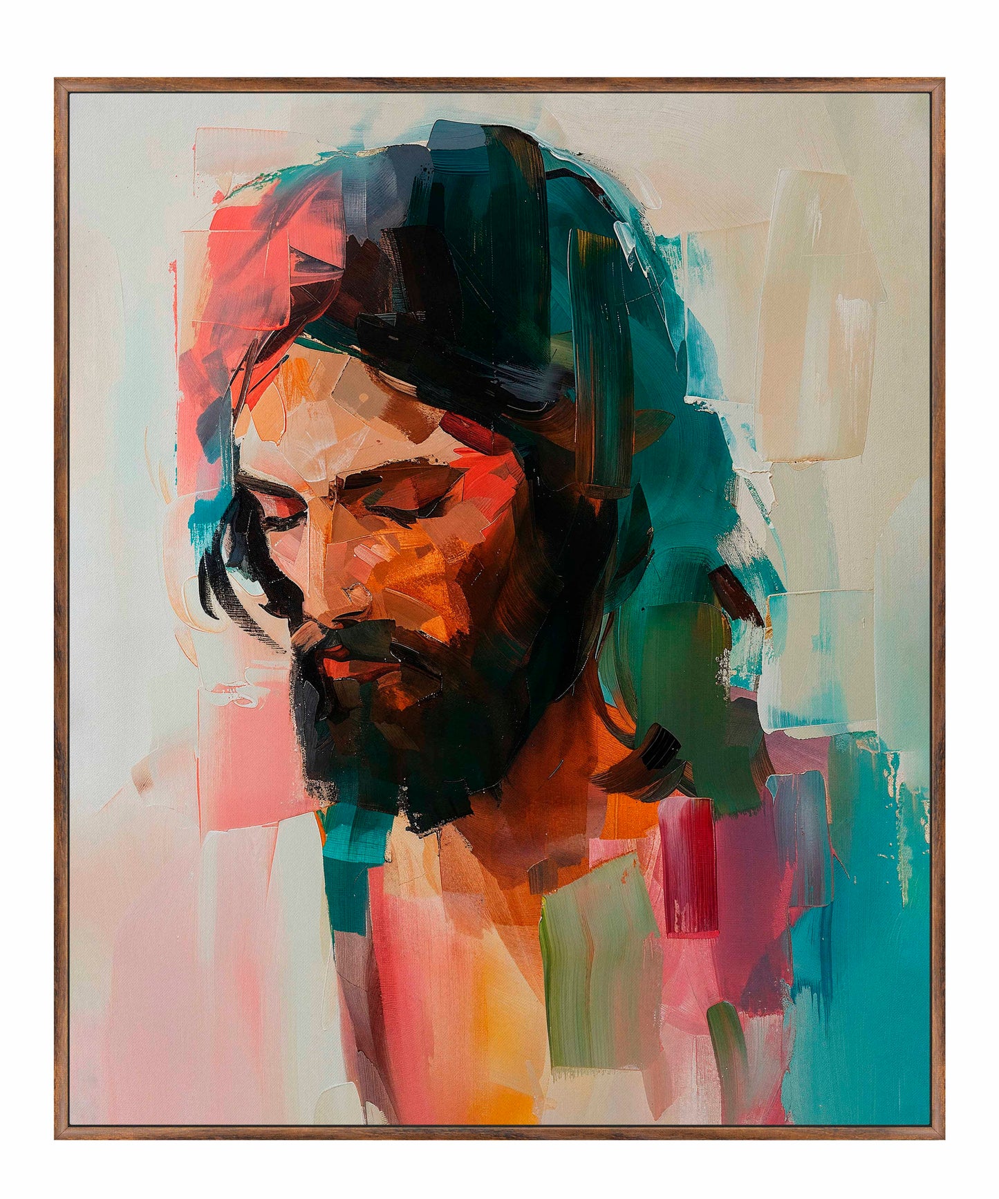 The face of compassion - Gallery Wrapped Canvas