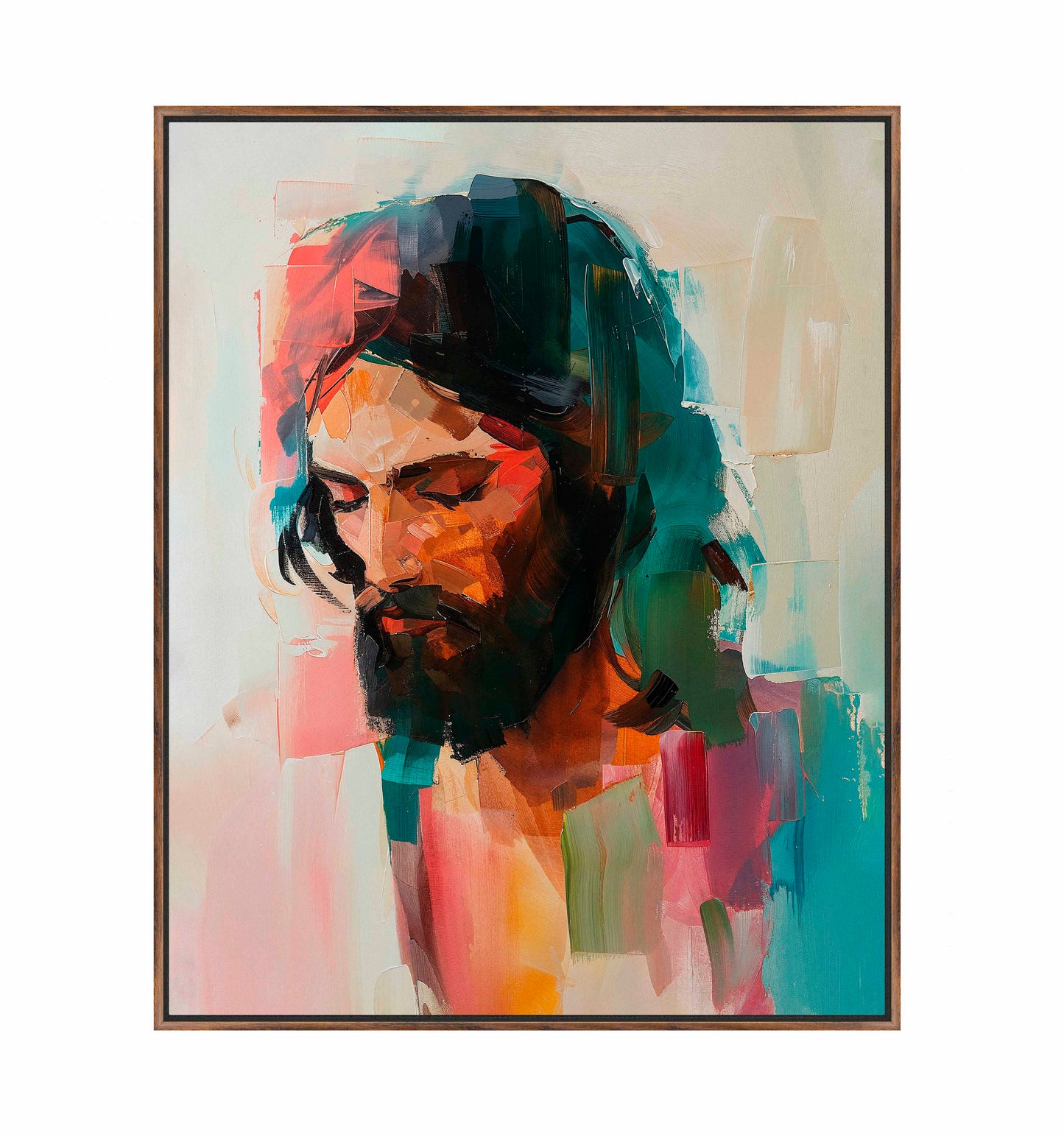 The face of compassion - Gallery Wrapped Canvas