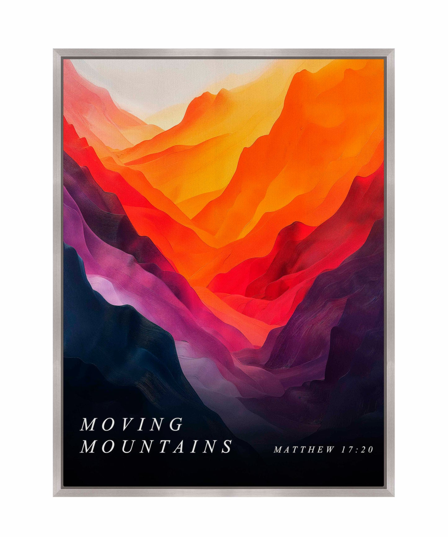 Moving mountains - Gallery Wrapped Canvas