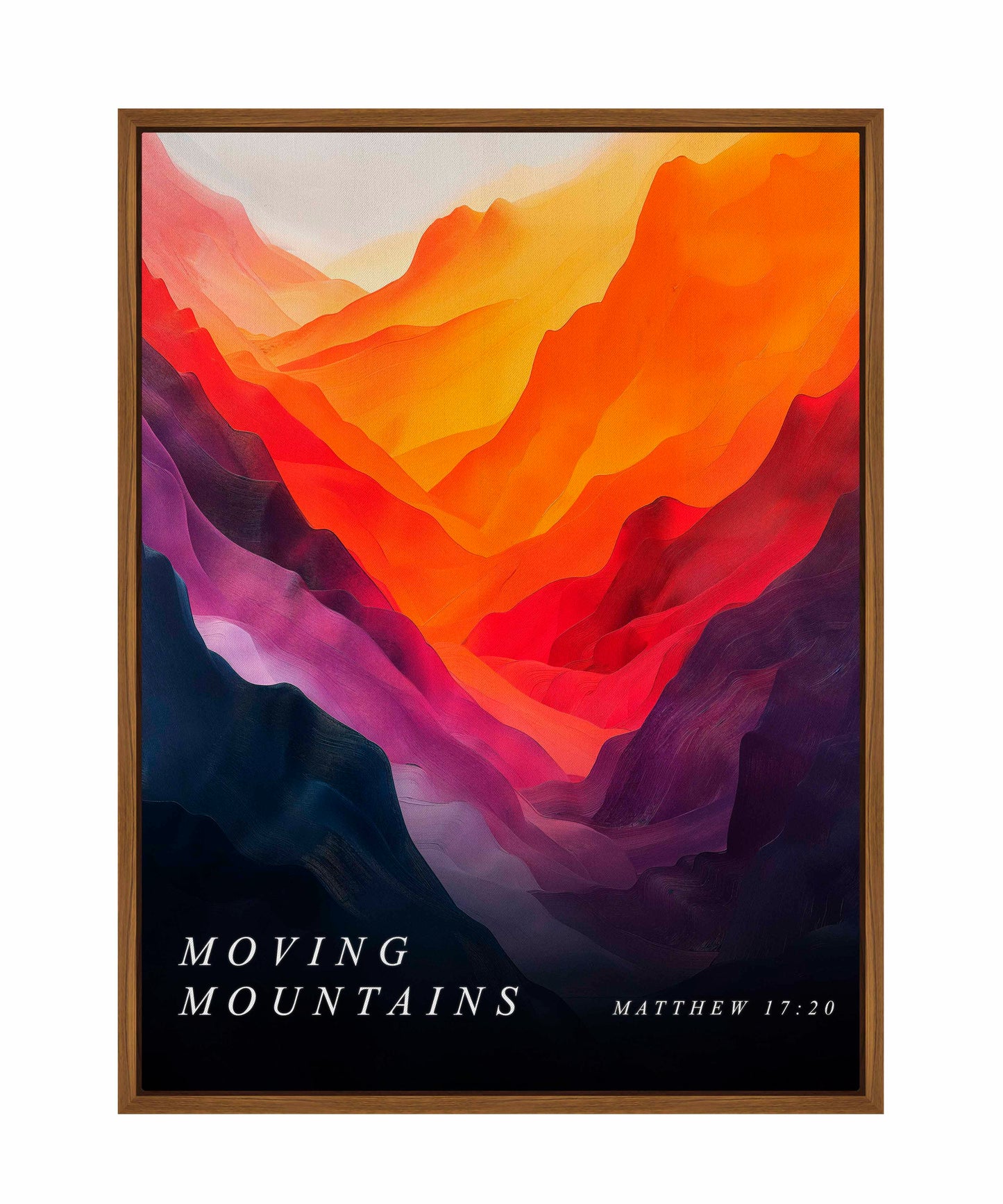 Moving mountains - Gallery Wrapped Canvas