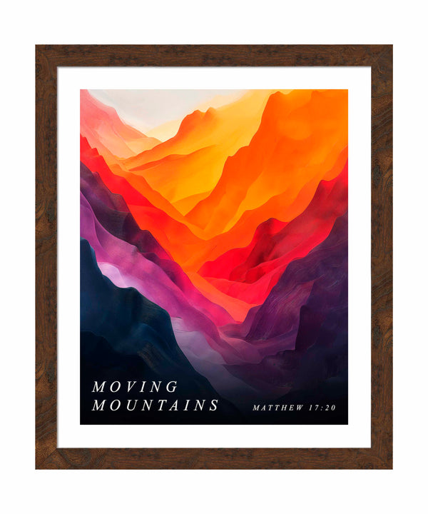 Moving mountains - Art Prints