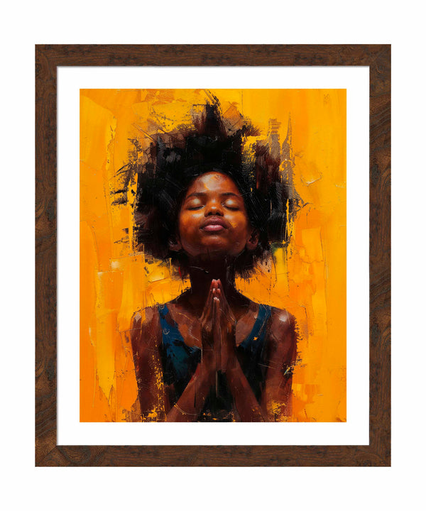 Candlelit devotion - Art Prints