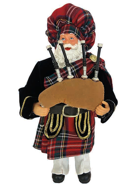Scottish - 12" Santa