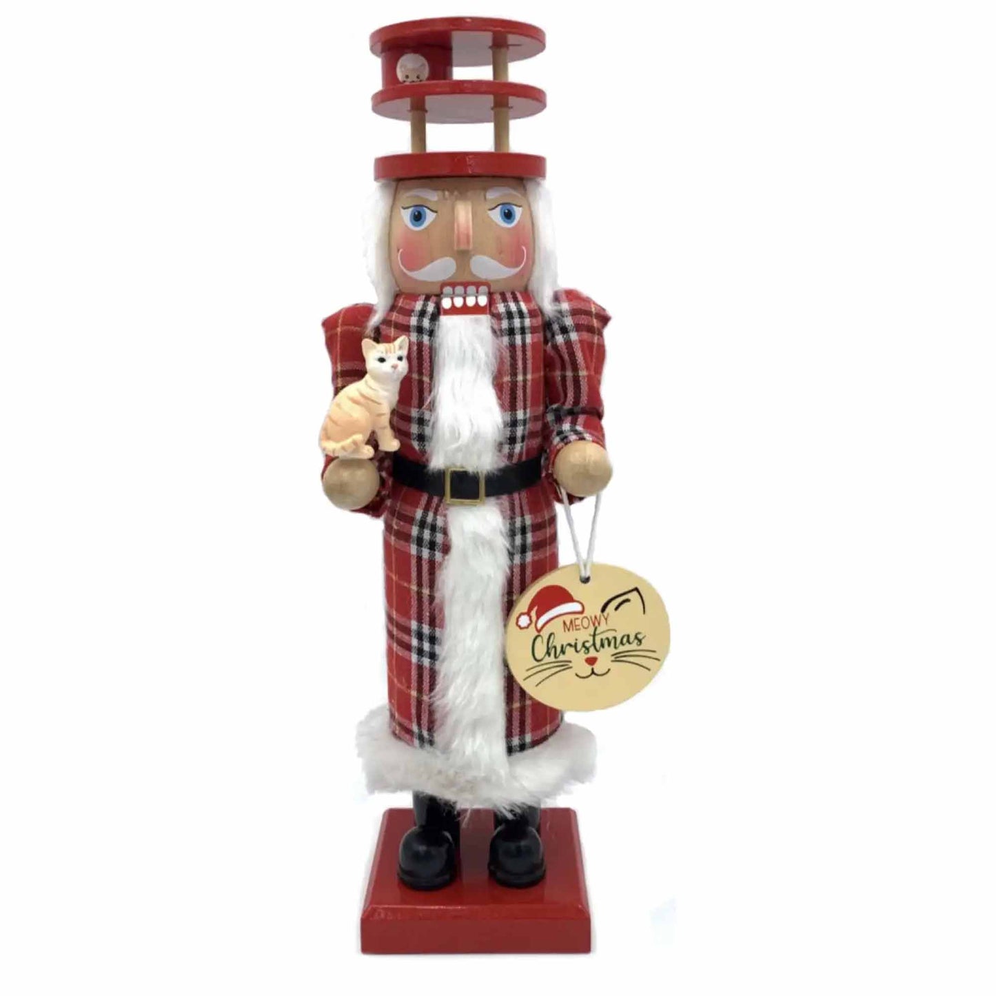Cat Lover - 14" Nutcracker