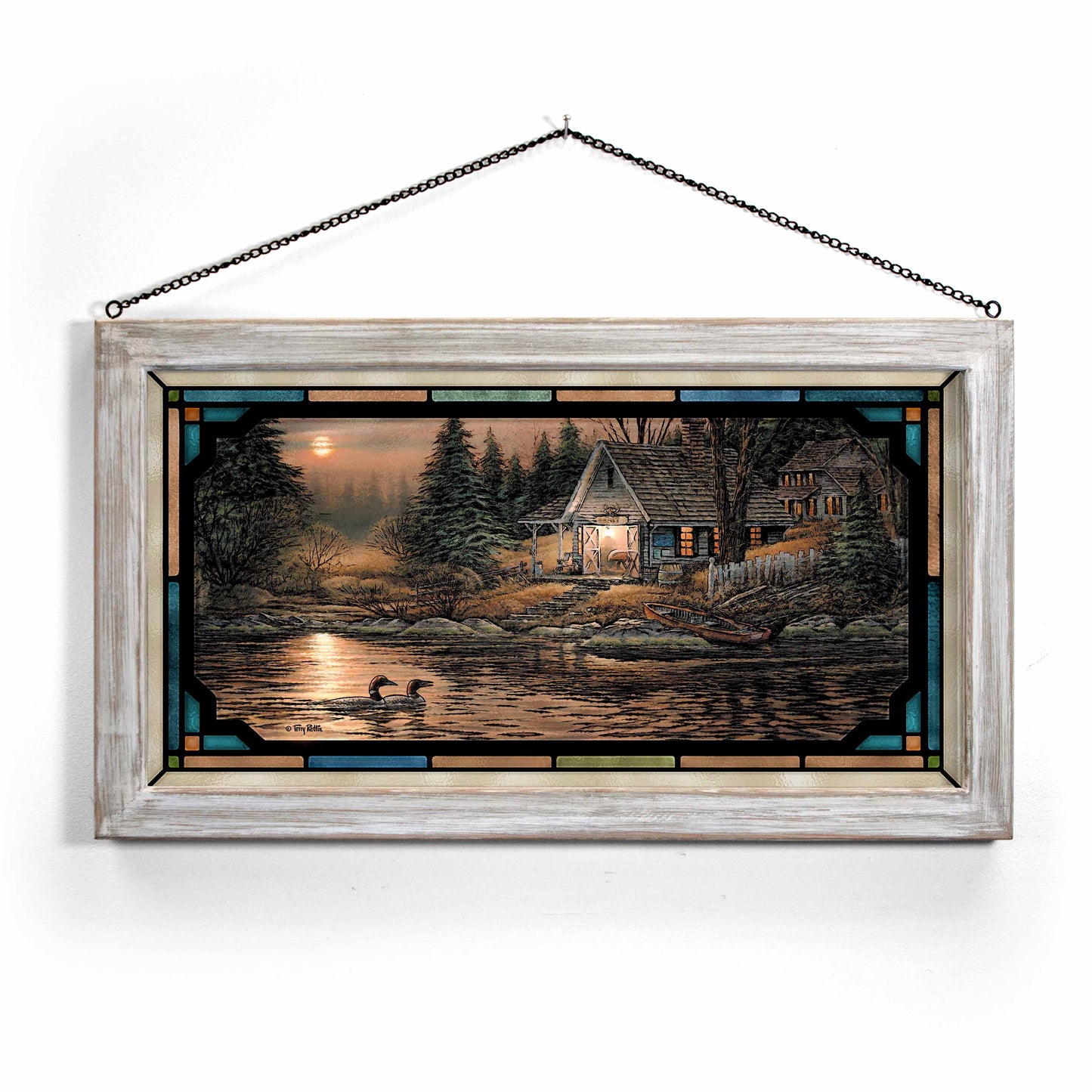 Quiet of the Evening - Stained Glass Art