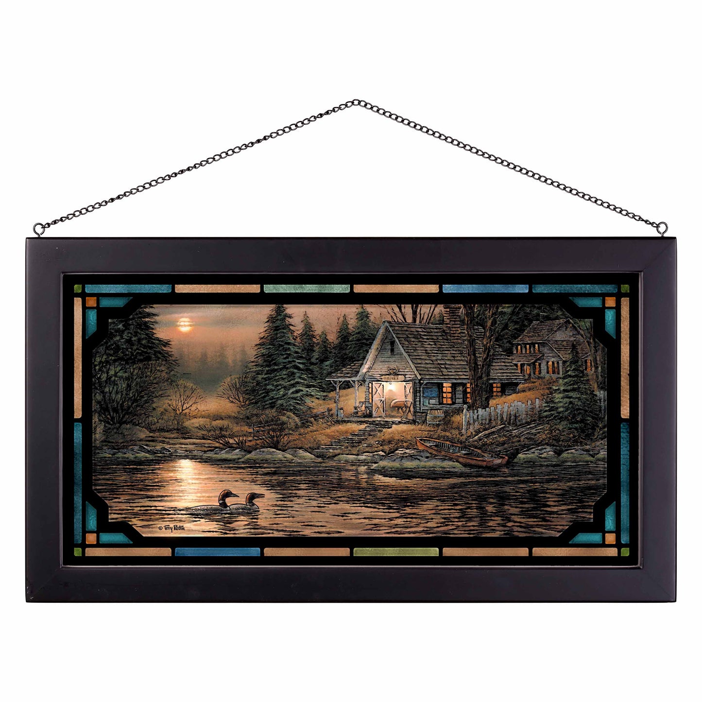 Quiet of the Evening - Stained Glass Art