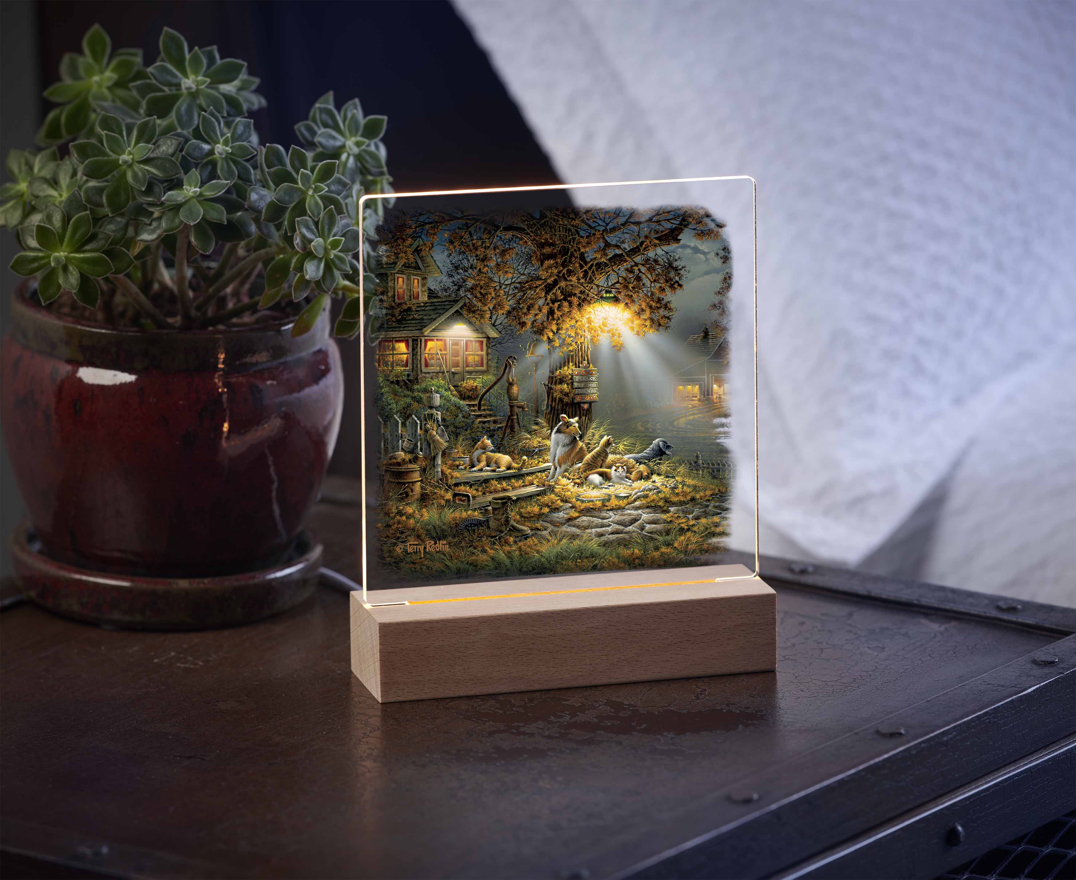 Terry Redlin Our Friends Night Light