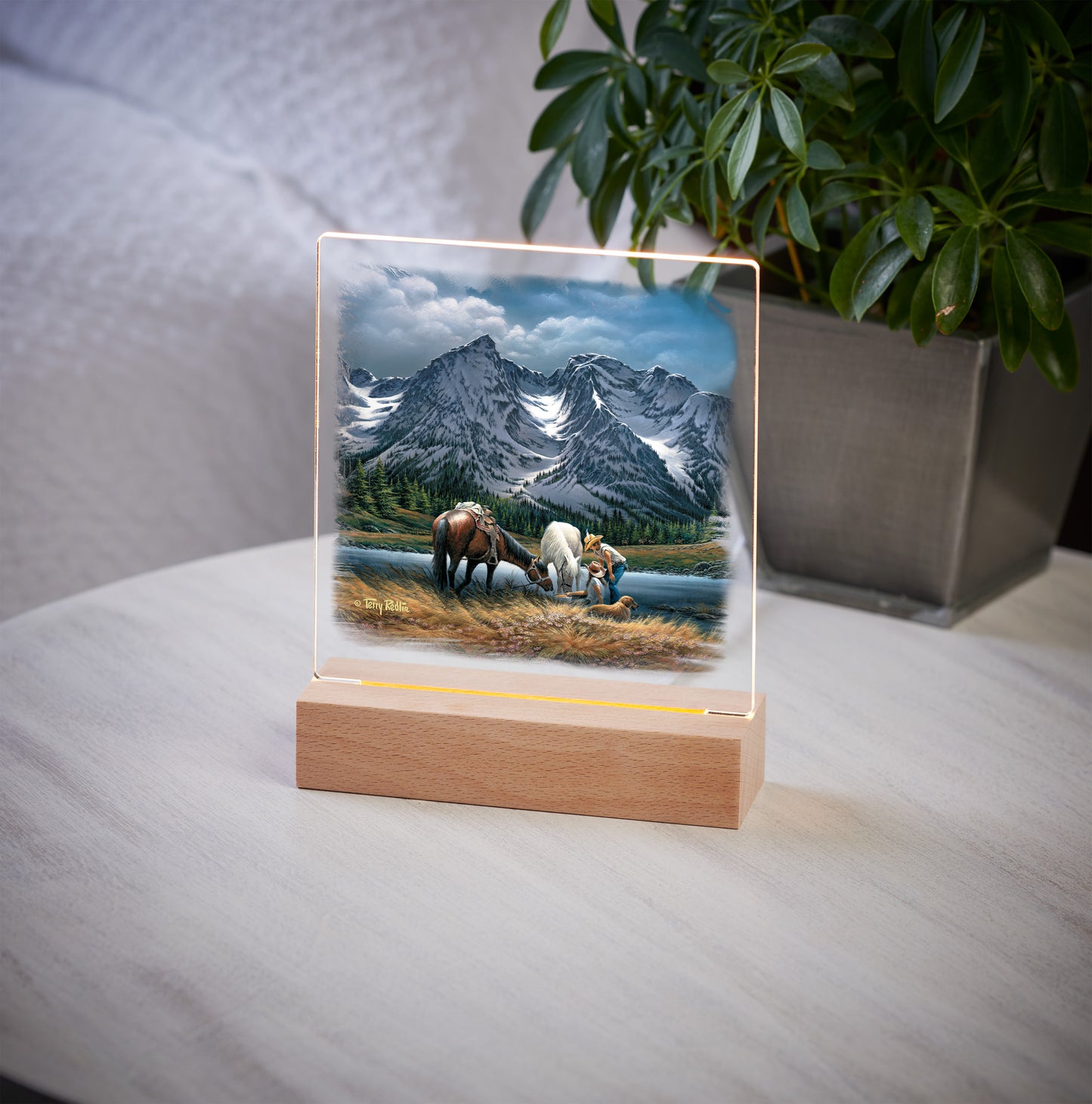 For Purple Mountain Majesties - Acrylic Night Light