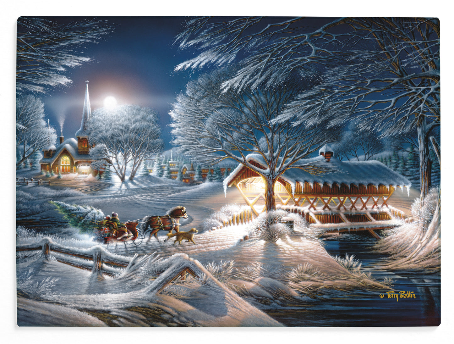 Evening Frost - Cutting Board