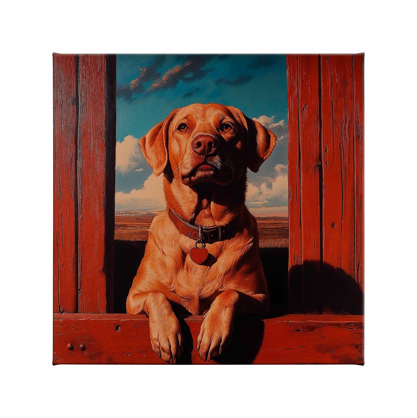 Sunrise Scout - 20" x 20" Gallery Wrapped Canvas