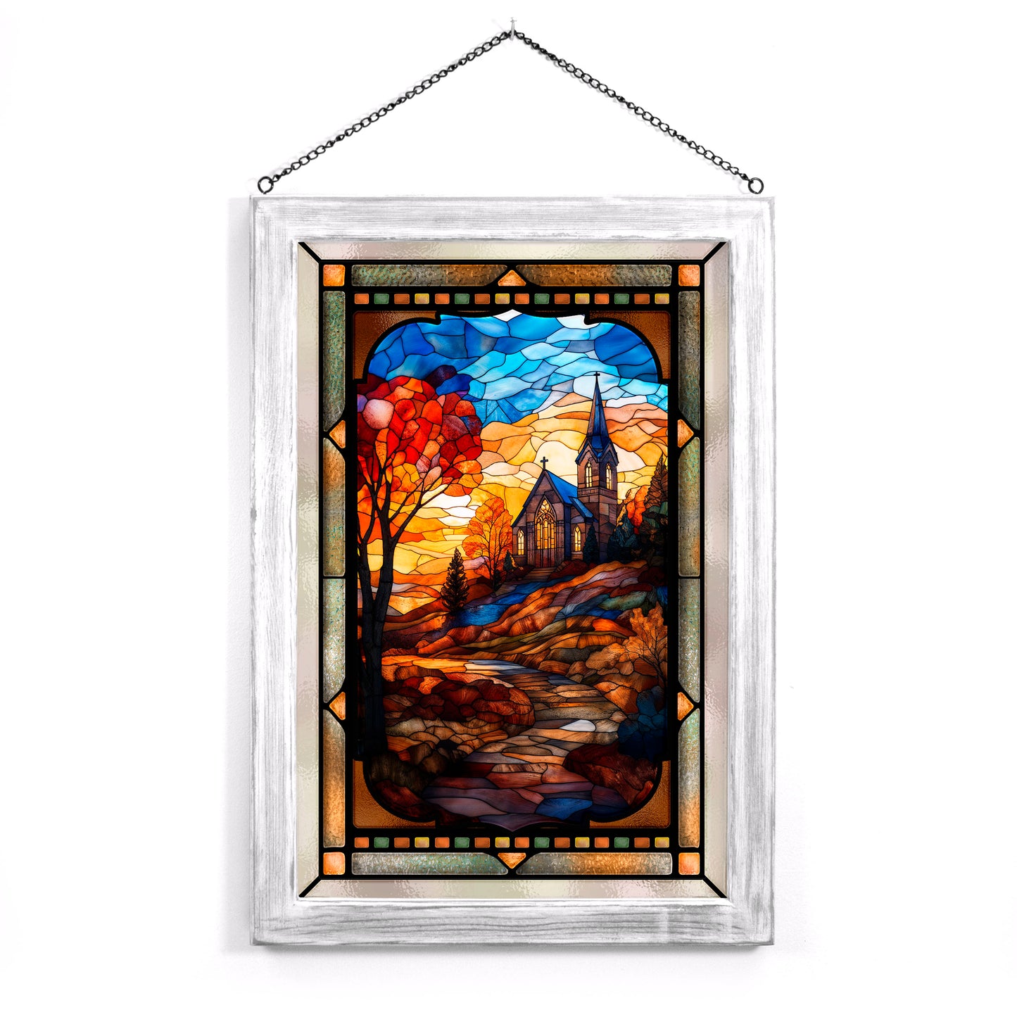 Morning Service - Stained Glass Art