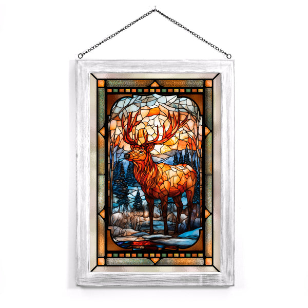 Northern Elder - Stained Glass Art