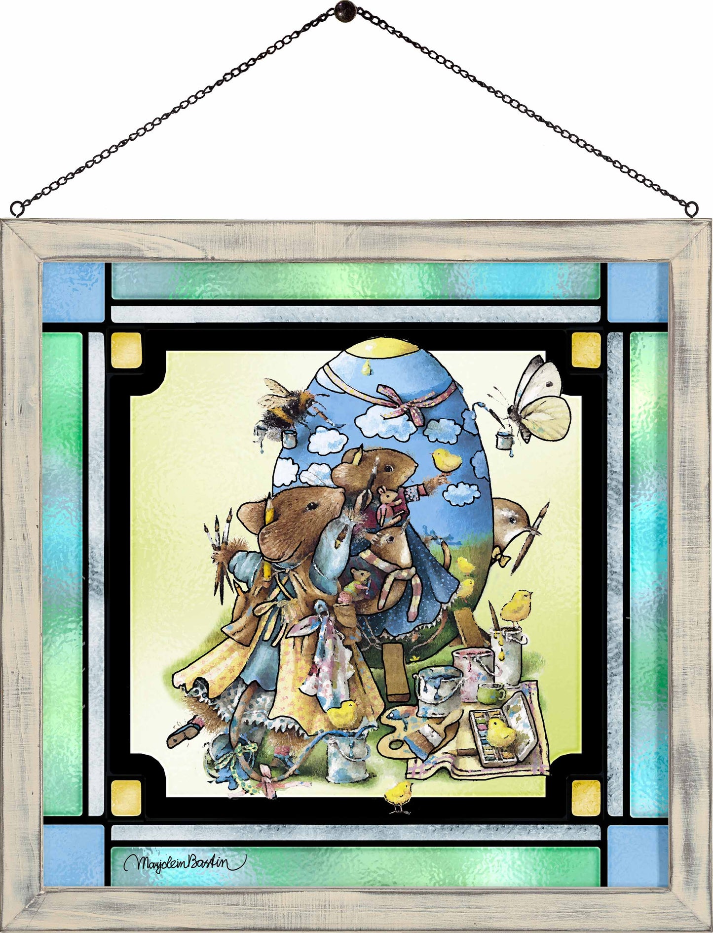 The Easter Egg Ensemble - Stained Glass Art