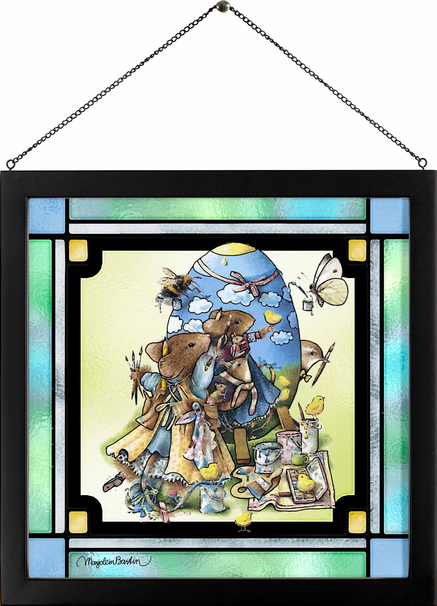 The Easter Egg Ensemble - Stained Glass Art