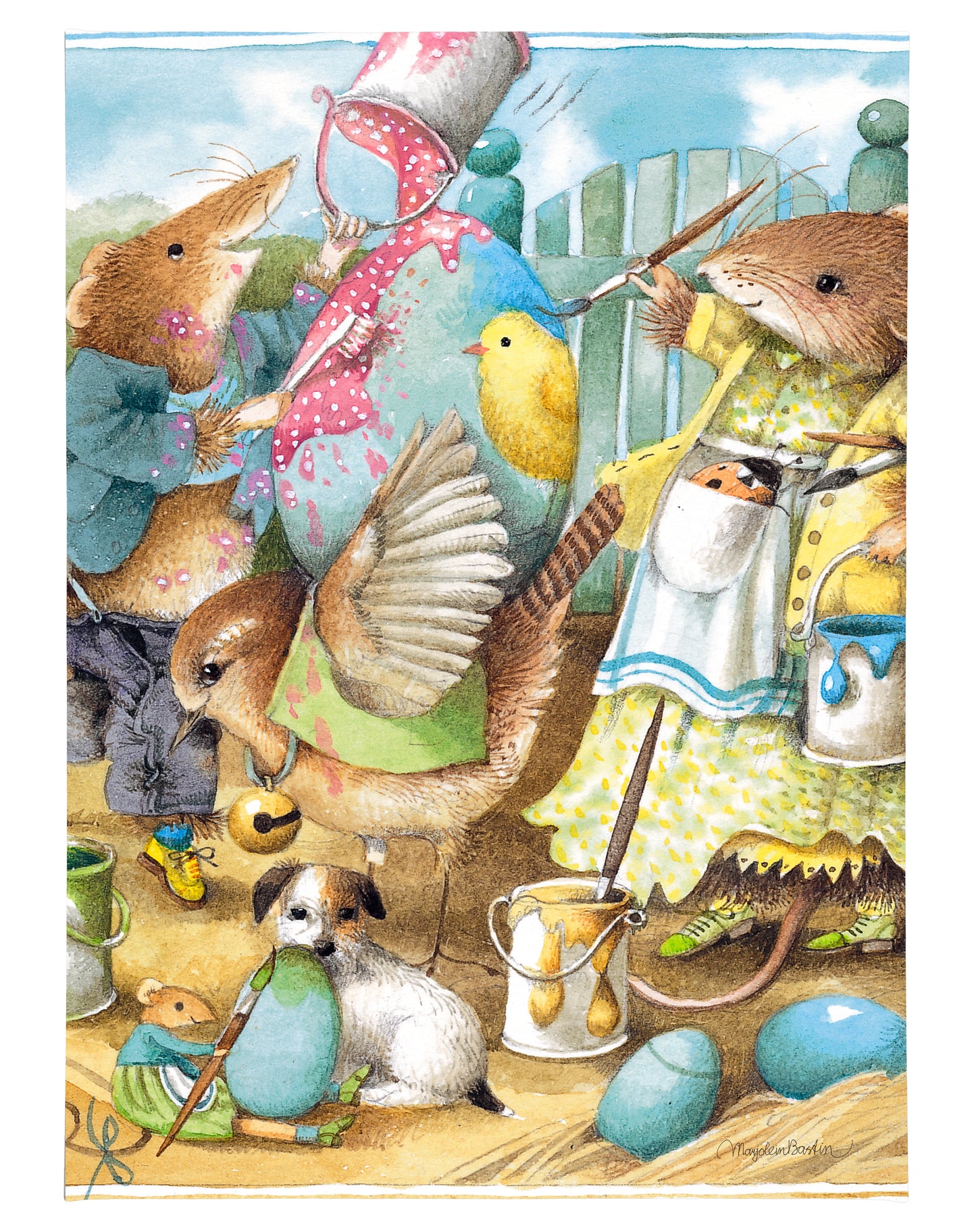 The Joy of Painting Together - 13" x 18" Gallery Wrapped Canvas