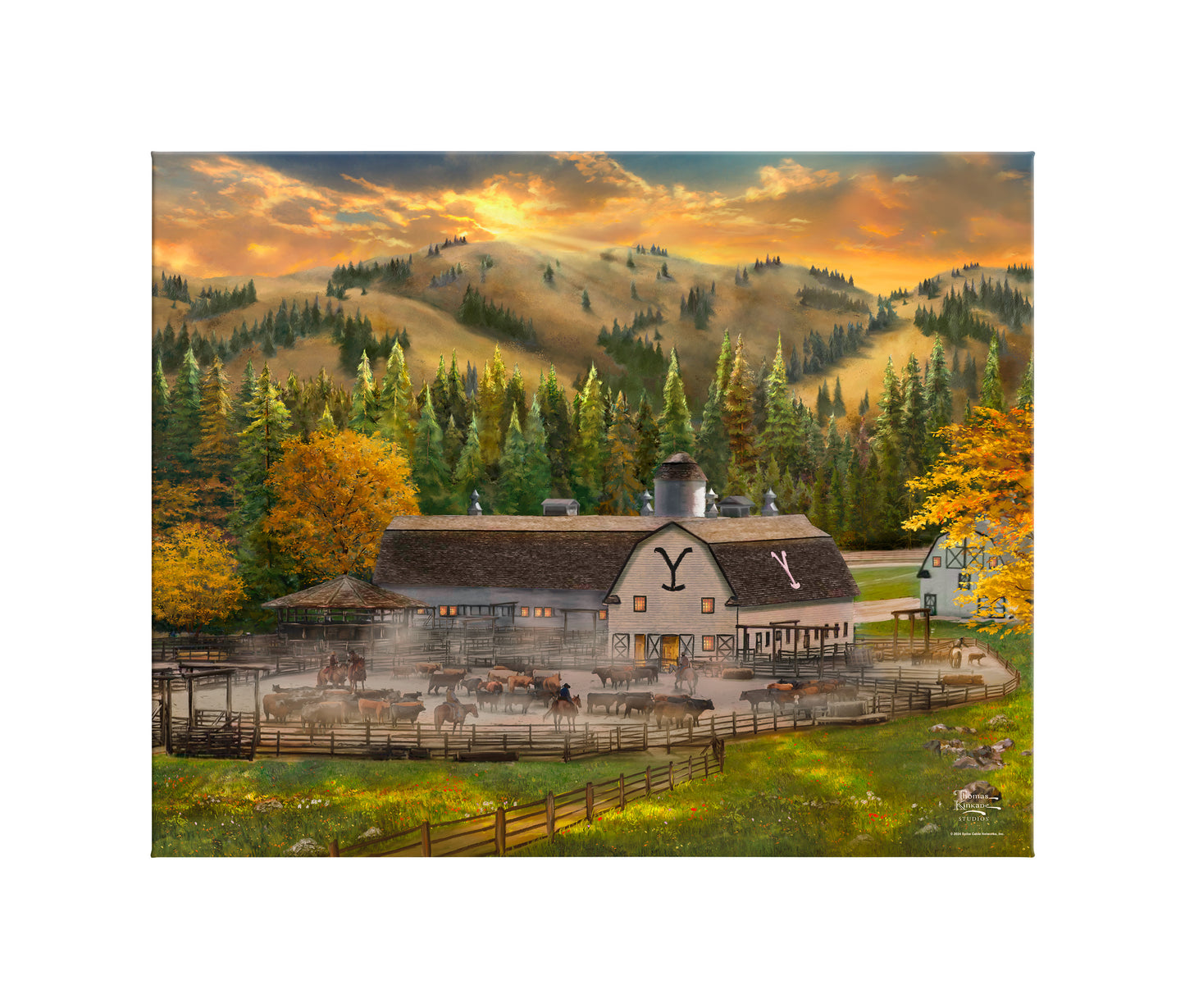 End of a Long Day 24" x 30" Gallery Wrapped Canvas